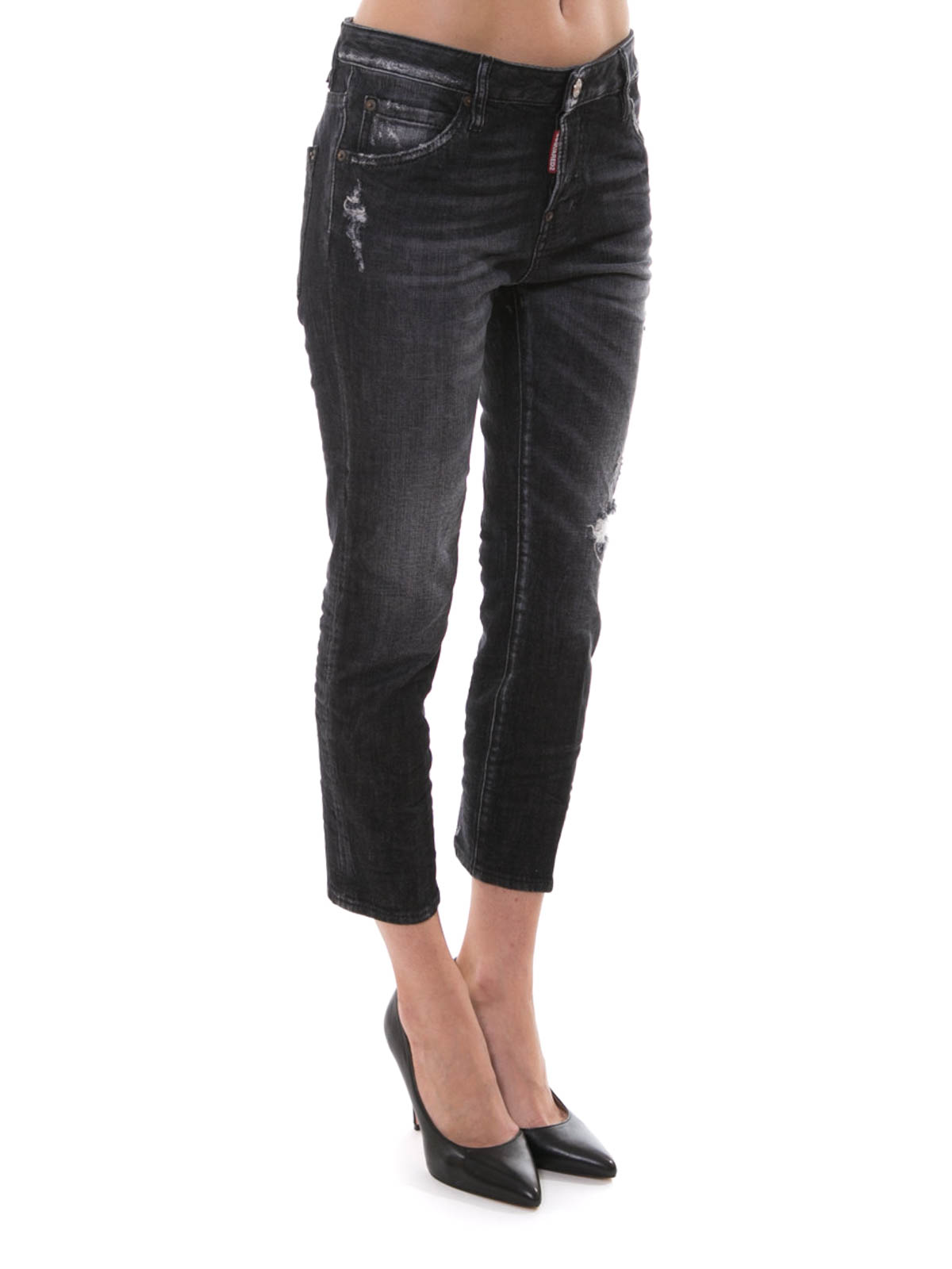 Dsquared2 Cool Girl crop jeans - Black - Women|S75LA0715S30400900