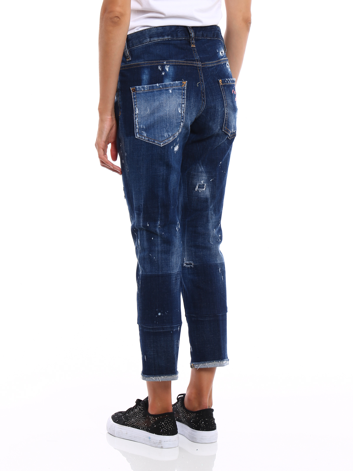 クールガール ローライズ ストレートジーンズ/DSQUARED2 Dsquared2 - Cool Girl cropped jeans Denim - The Corner