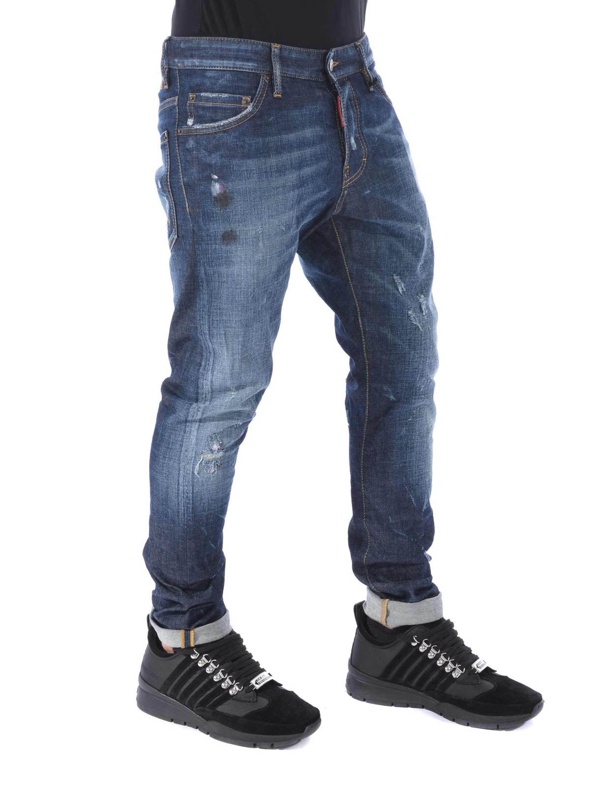 Dsquared2 Icon straight leg jeans - メンズ|S71LB0043S30144470