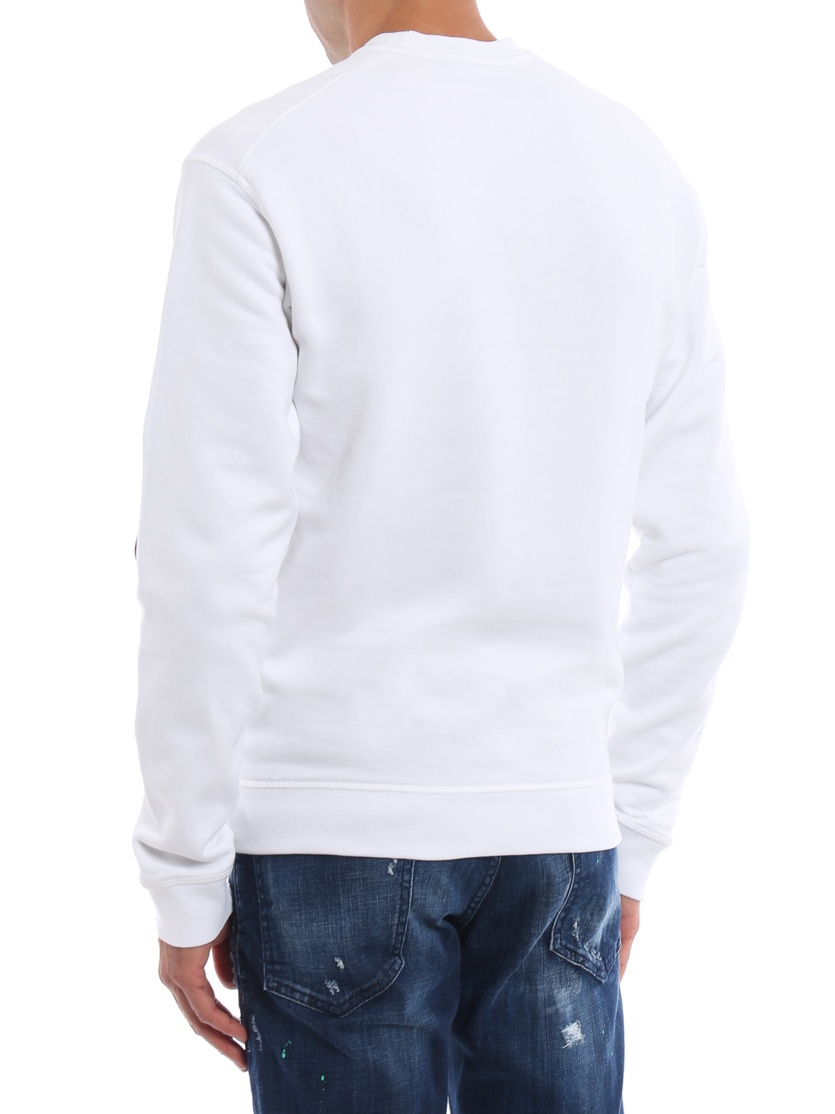 Dsquared2 Cotton sweatshirt with patches - Men Dsquared2 Cotton sweatshirt with patches - Men
