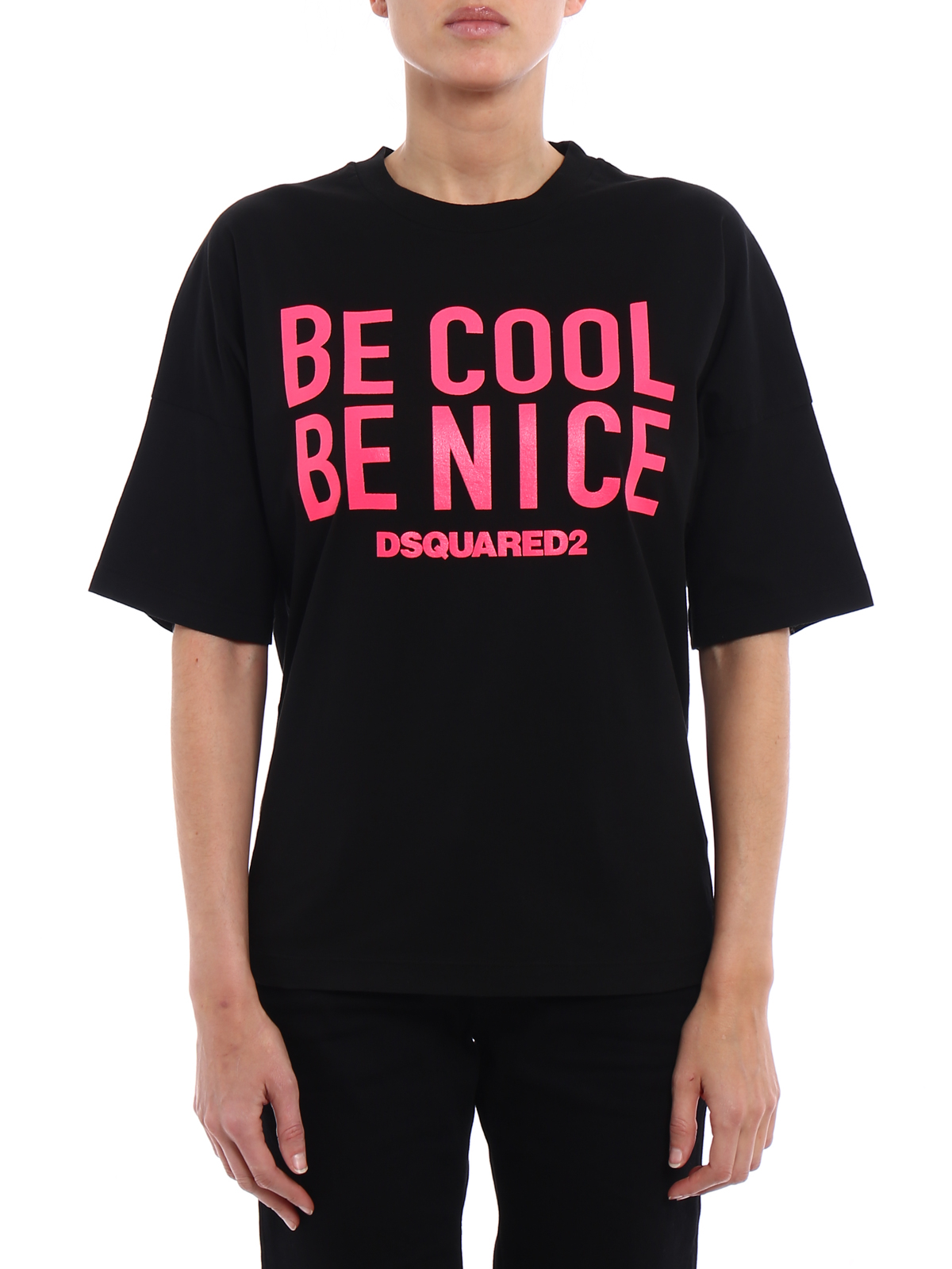 Dsquared2 - Cool Be Nice cotton T-shirt - S72GD0093S22427978X