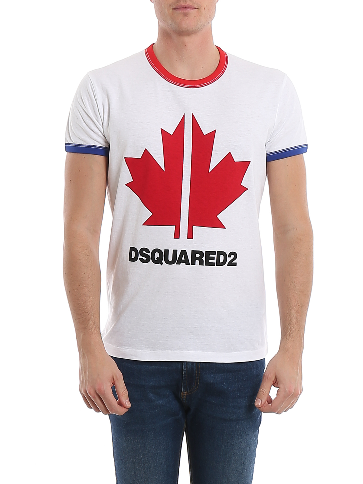 T-shirts Dsquared2 - Canadian Leaf print T-shirt - S74GD0695S22507100
