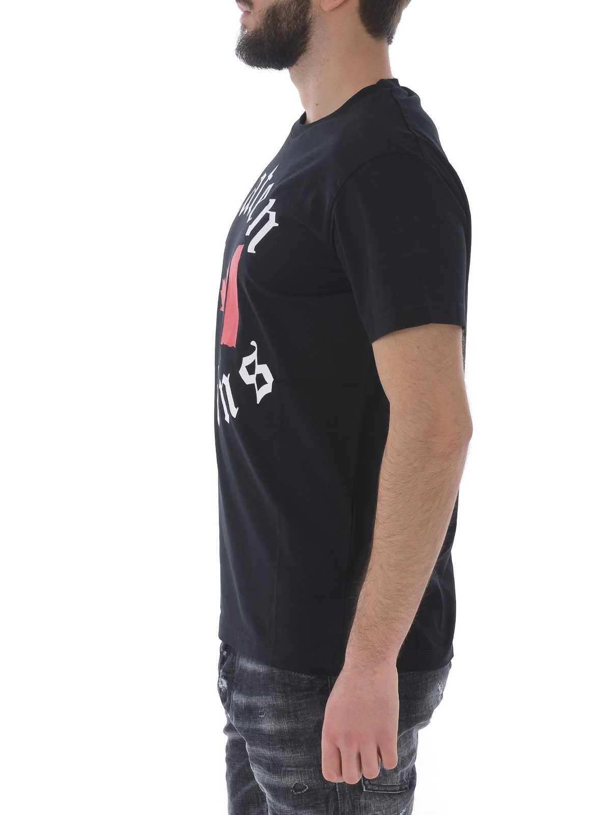 Tシャツ・カットソー DSQUARED2 The Dsquared2 Twins cotton t-shirt Dsquared2 - Printed cotton T-shirt black - The Corner