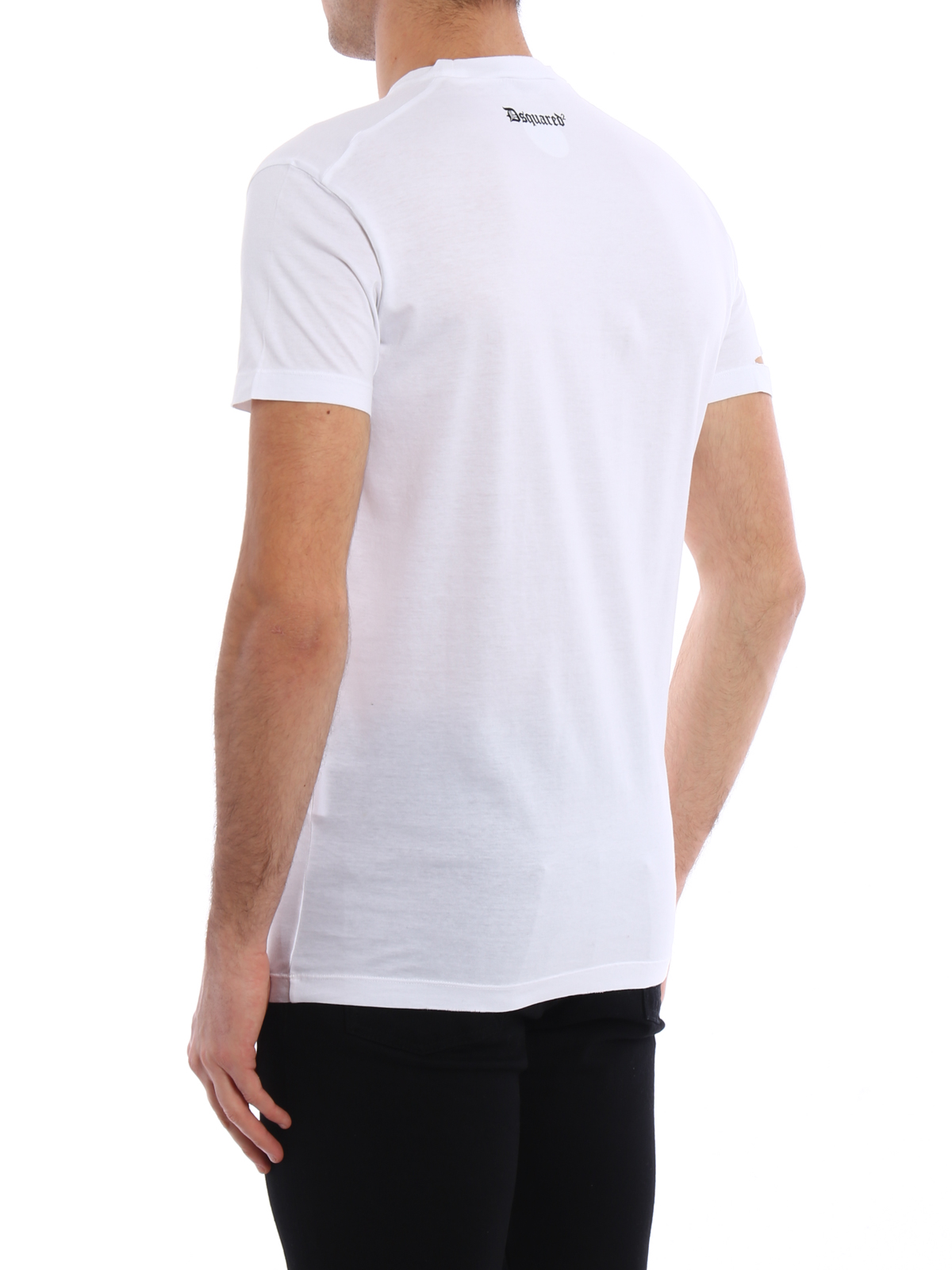 0400~Crew Neck CATEN TRIP Cotton T-Shirt