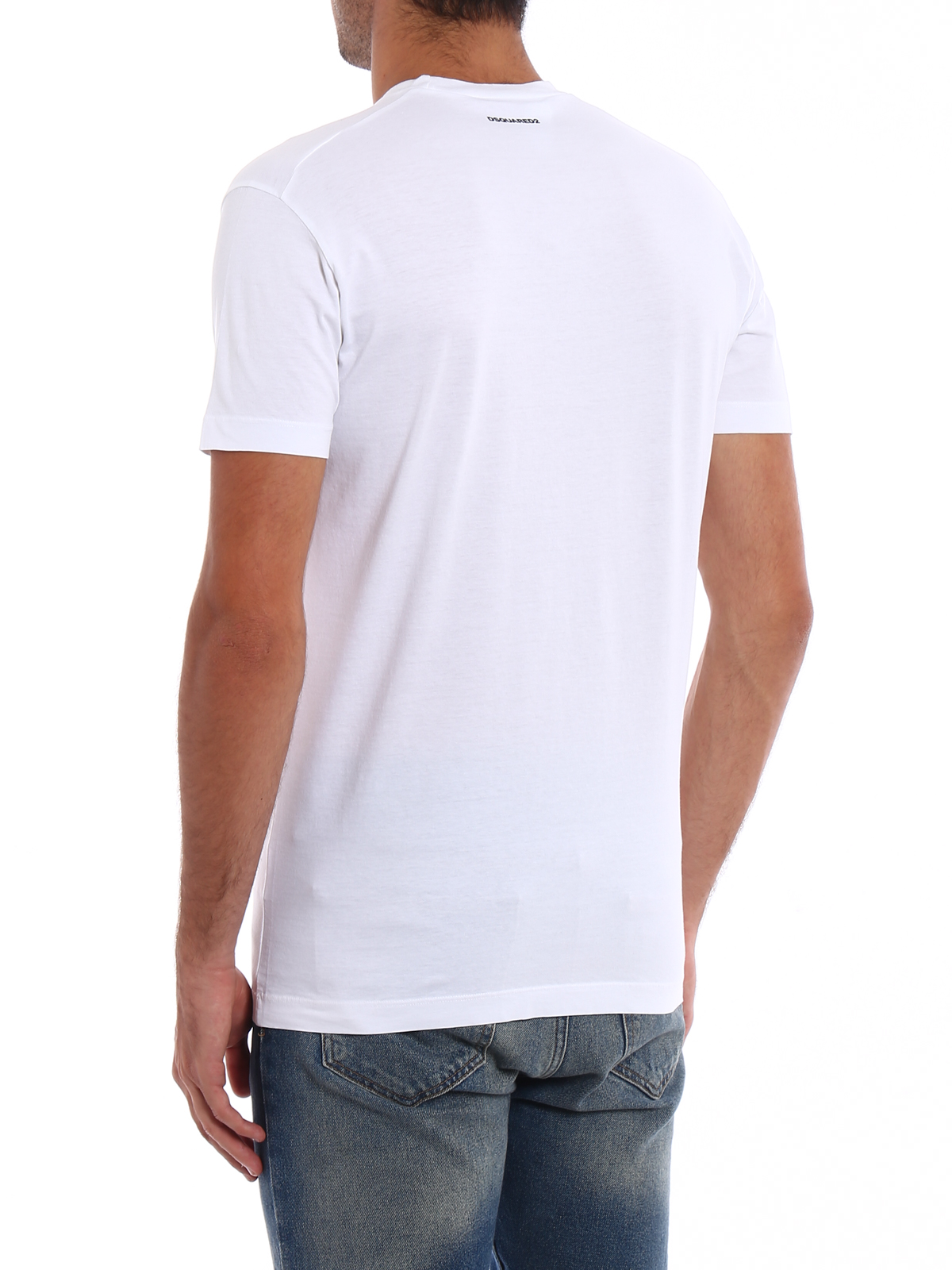 Dsquared2 Hiking Team 95 cotton Tee - White | S74GD0264S22427100