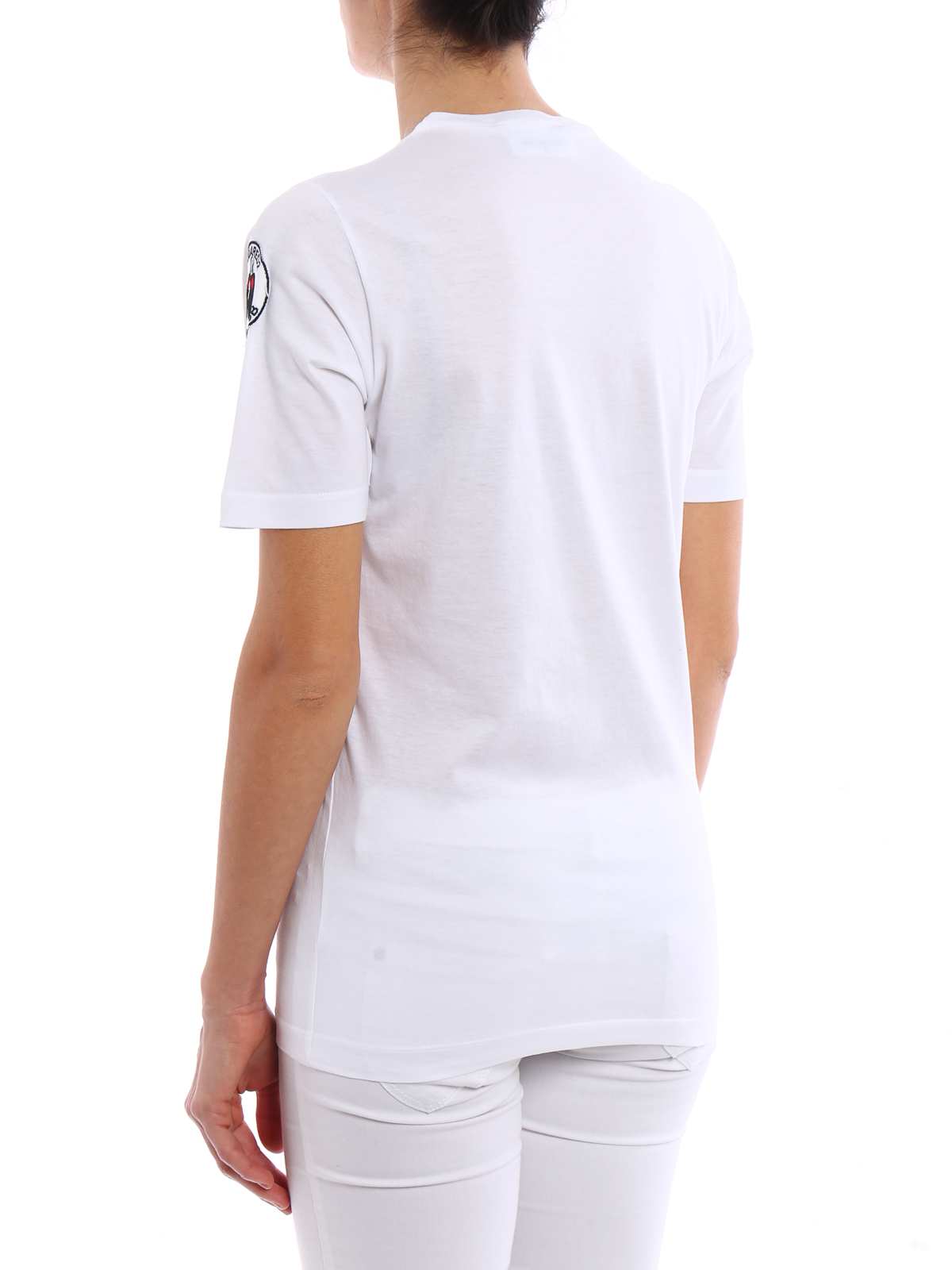 Tシャツ・カットソー Dsquared White Cotton T-Shirt DSQUARED2 Twin Pack Basic White T-Shirts S White | Amazon.com
