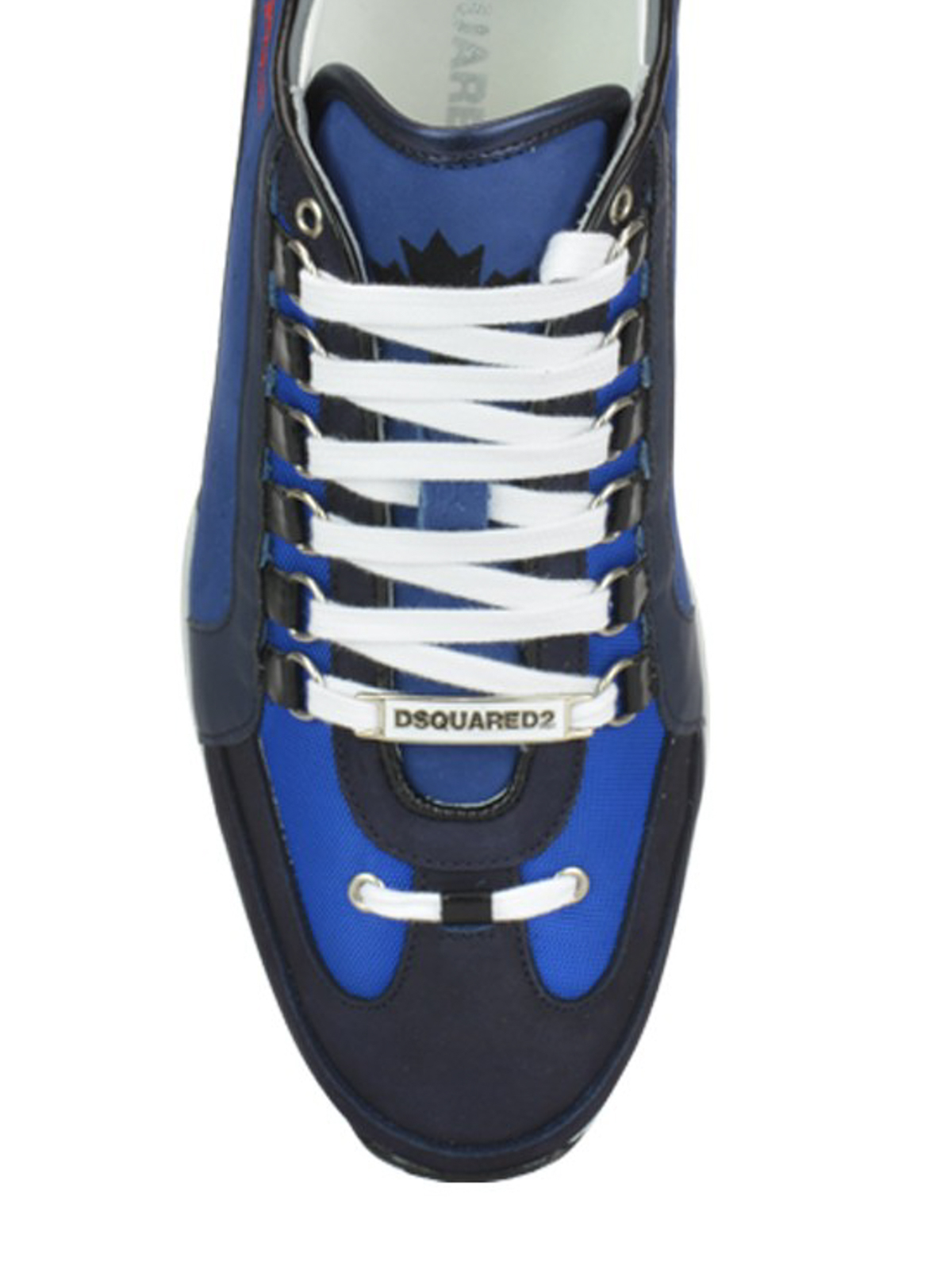 Dsquared2 Shoes Mens 45 Blue‎ Woven Black Leather Slip On Casual Sneaker s-l1600.jpg main image 4