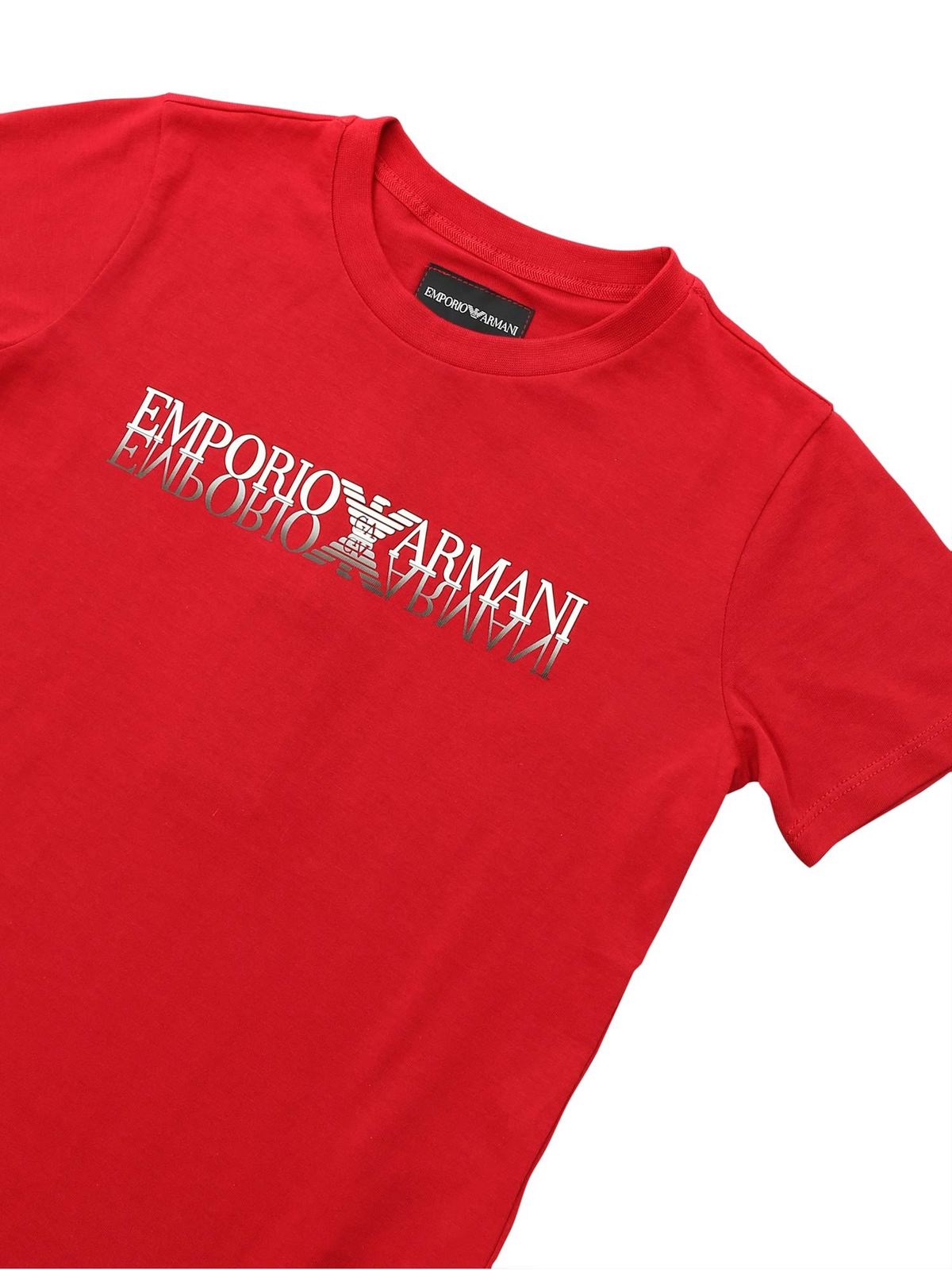 T-shirts Emporio Armani - Armani printed in red 6G4TC31J00Z0354