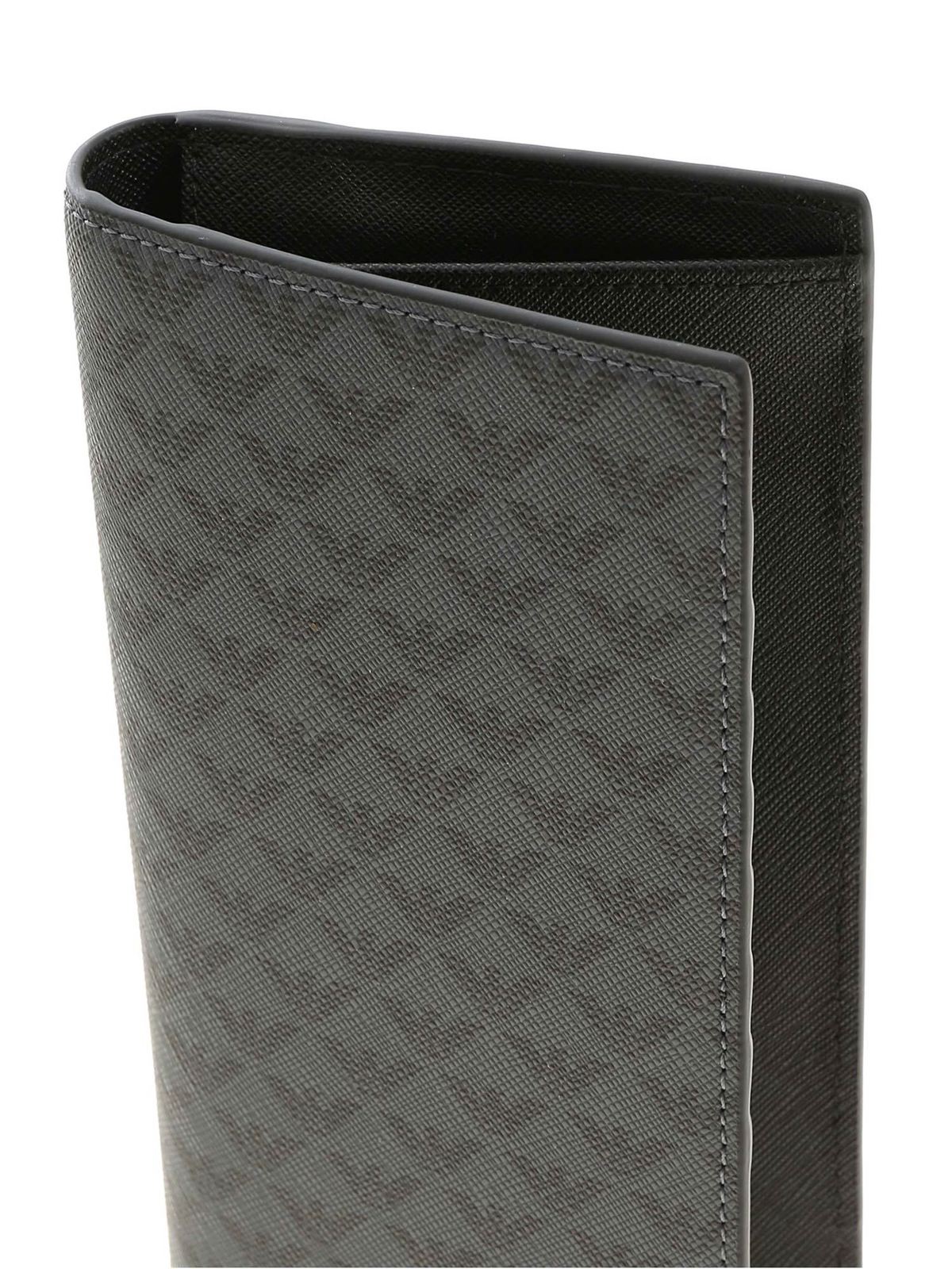 財布・小物その他 EMPORIO ARMANI Woman Wallet Grey Armani Exchange Women's Grey Zip Long Wallet | eBay
