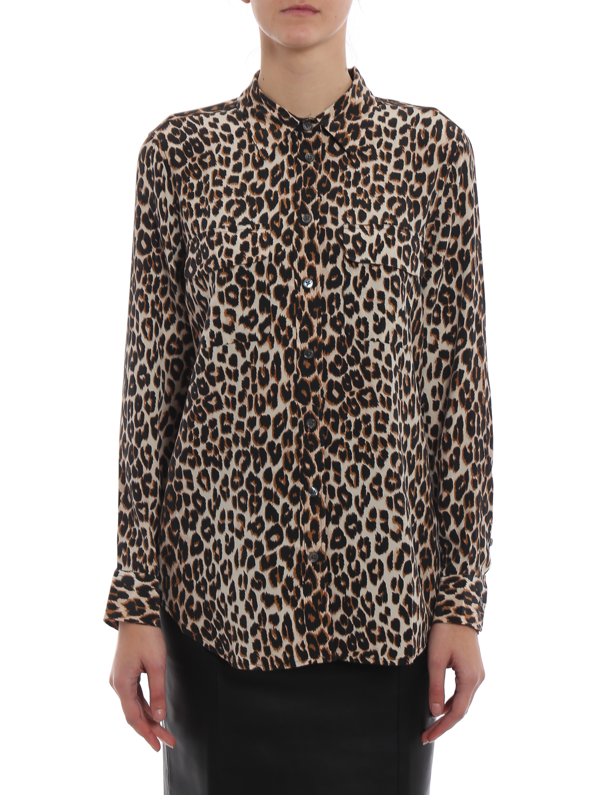 equipment leopard shirt