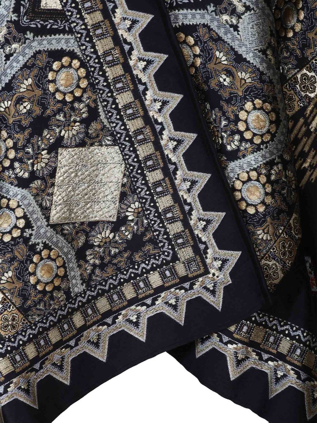 Etro ケープ/ポンチョ - 黒 - ブラック | 1705298340001