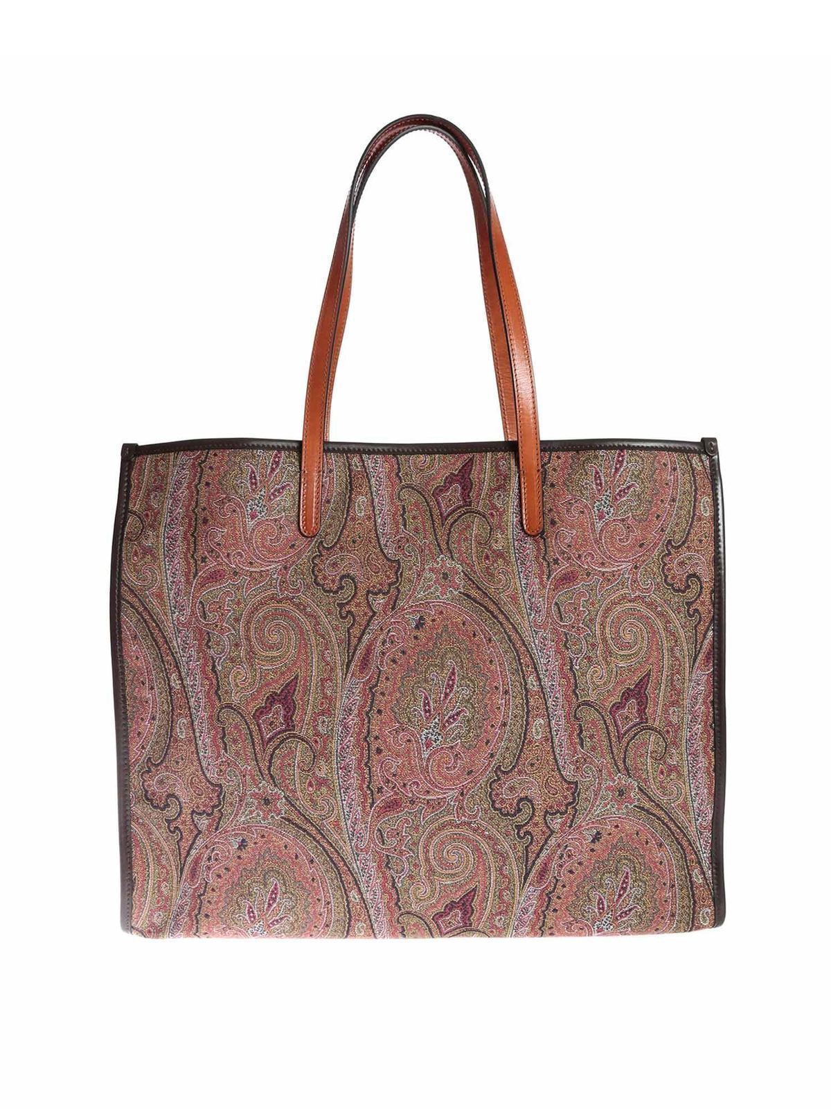 Etro Large Paisley-Print Tote Bag