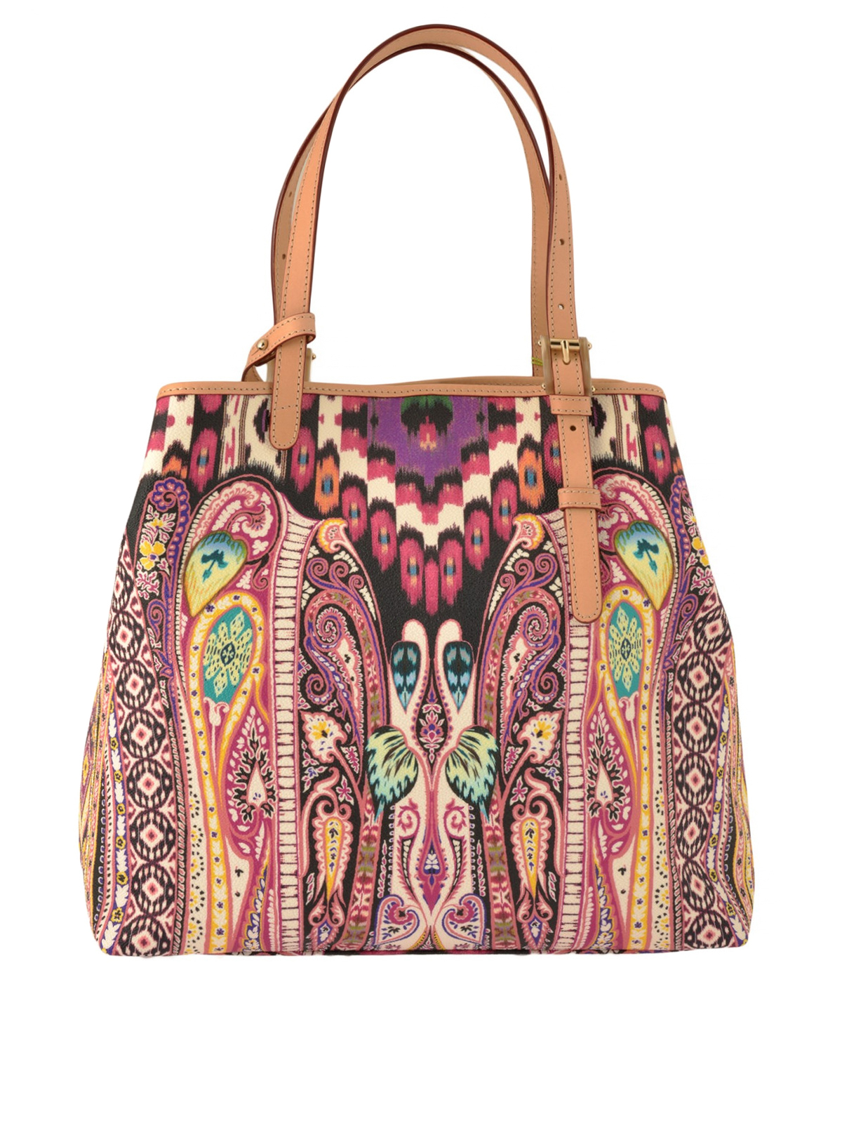 ETRO: bag in cotton coated with Paisley jacquard - Multicolor