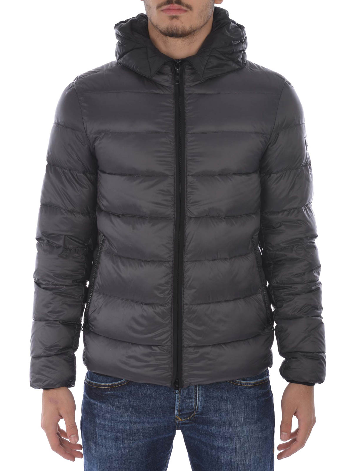 Padded jackets Fay - Hooded double zip padded jacket