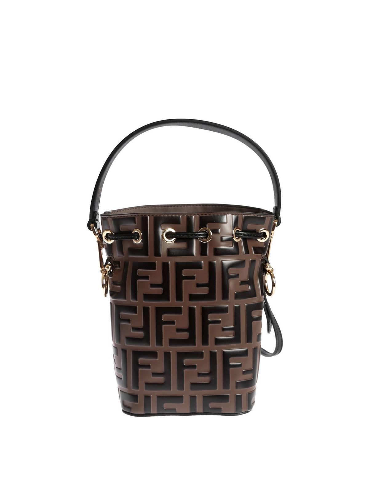 Bucket bags Fendi - Mon Tresor small bucket in brown - 8BS010A659F13VK