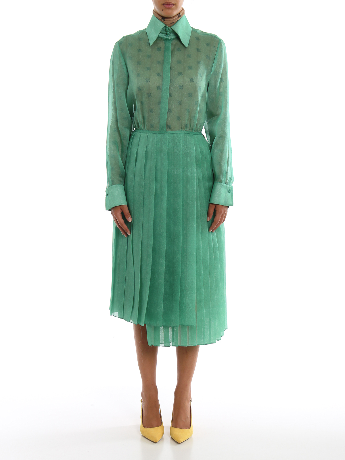 Fendi shop green dress