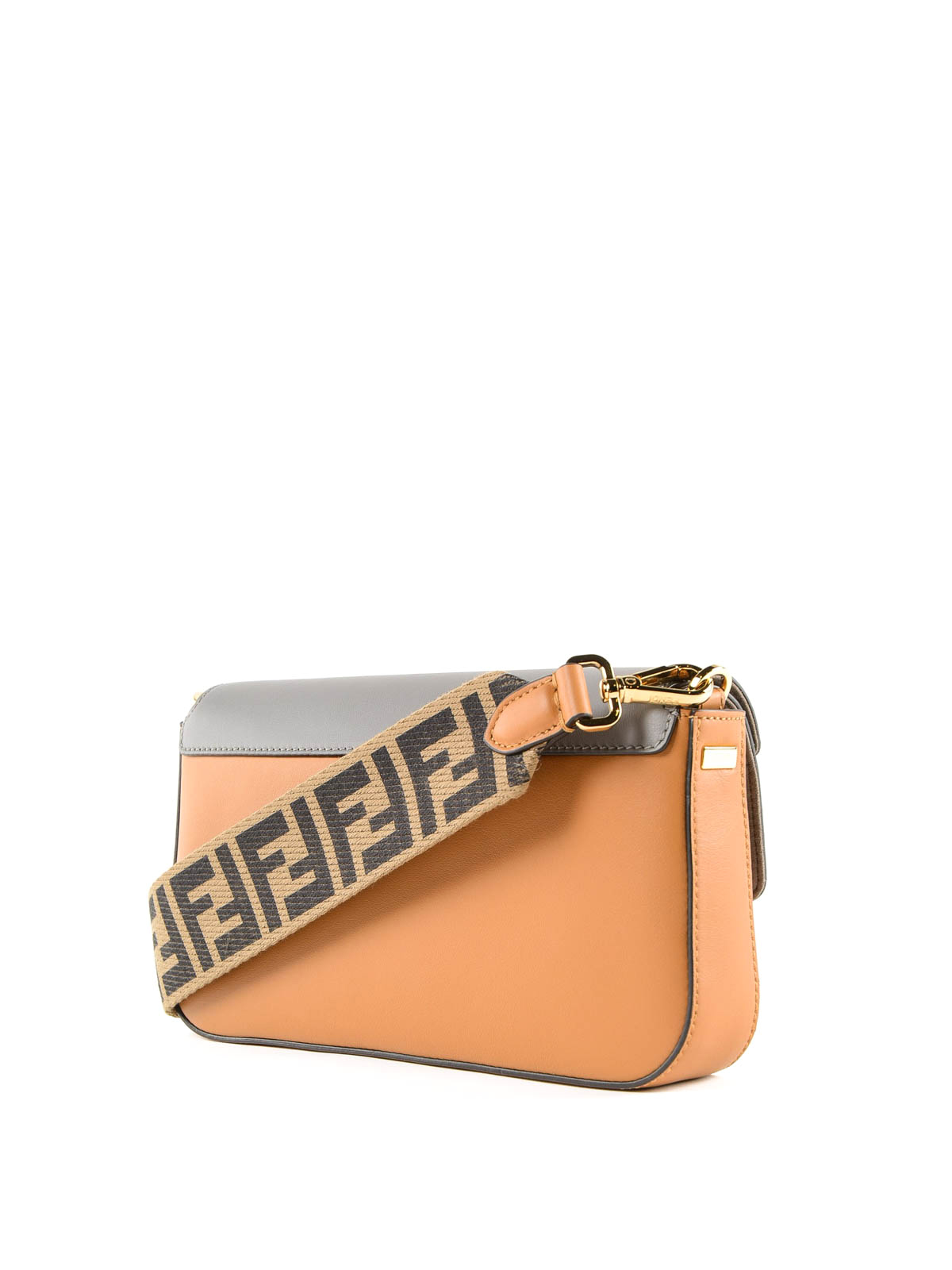 Cross body bags Fendi - Baguette logomania strap bag - 8BR600A6CE5S9