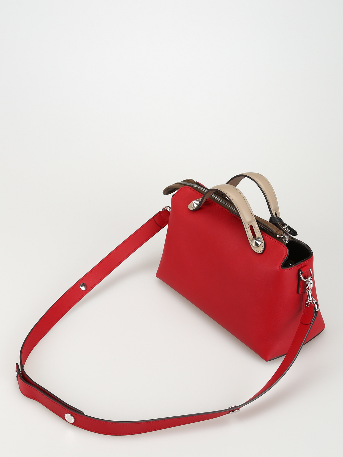 Fendi By the Way medium red leather bag Red 8BL1245QJF15Z3