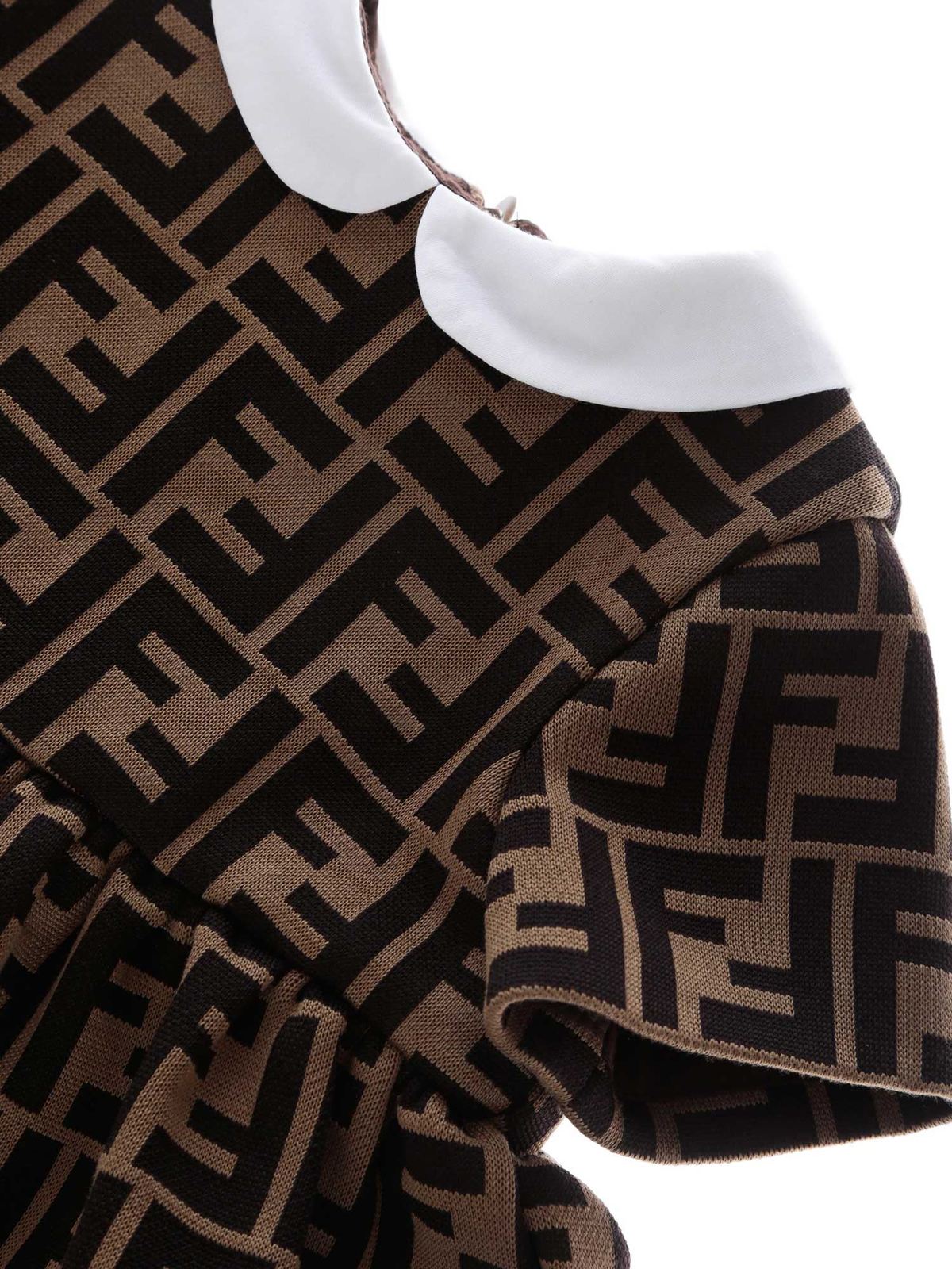 fendi jersey dress Fendi Belted Wool Jersey Dress in Black  UFO No More