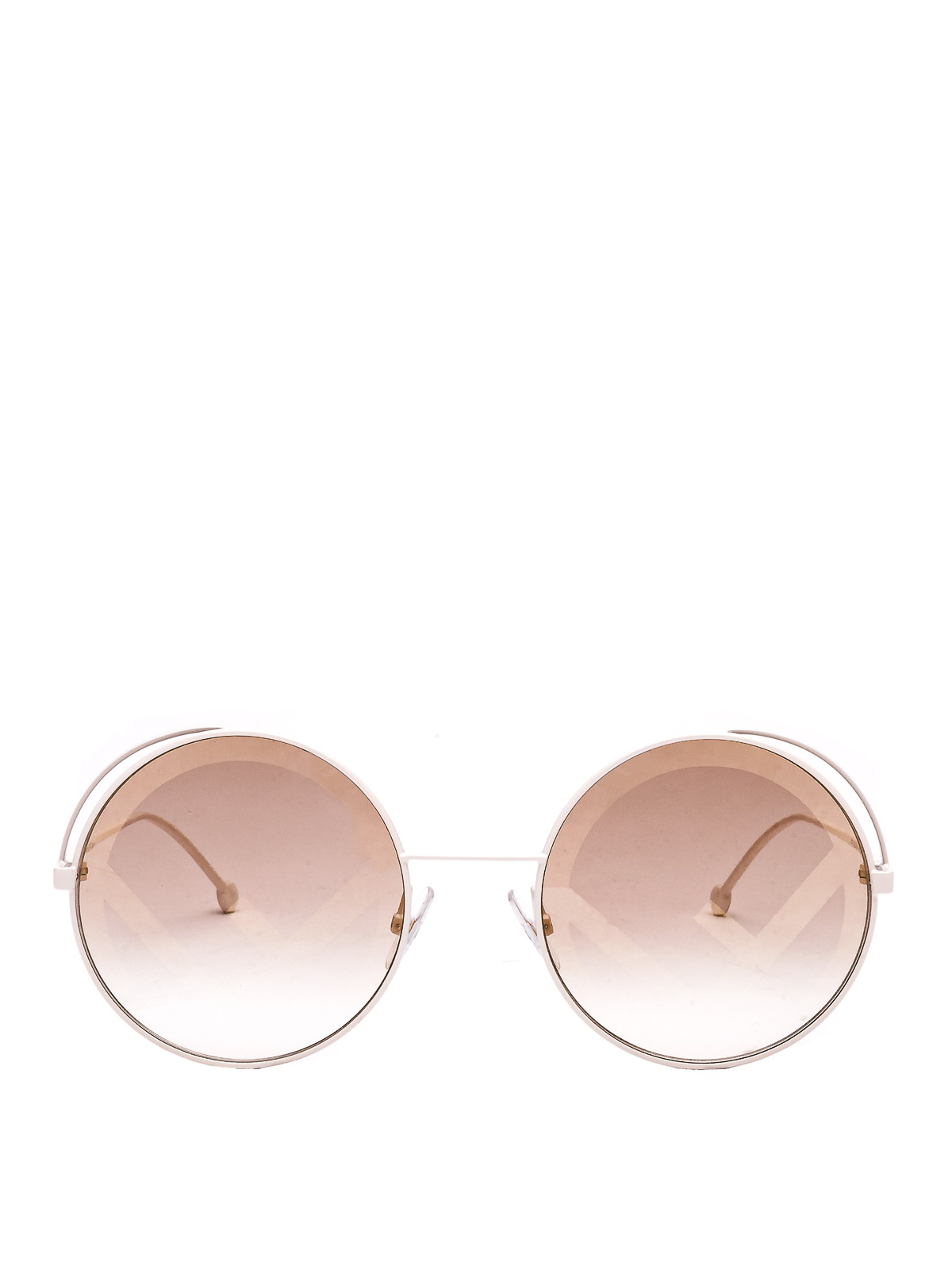 Sunglasses Fendi - Fendirama round sunglasses - FF0343SVK6EB