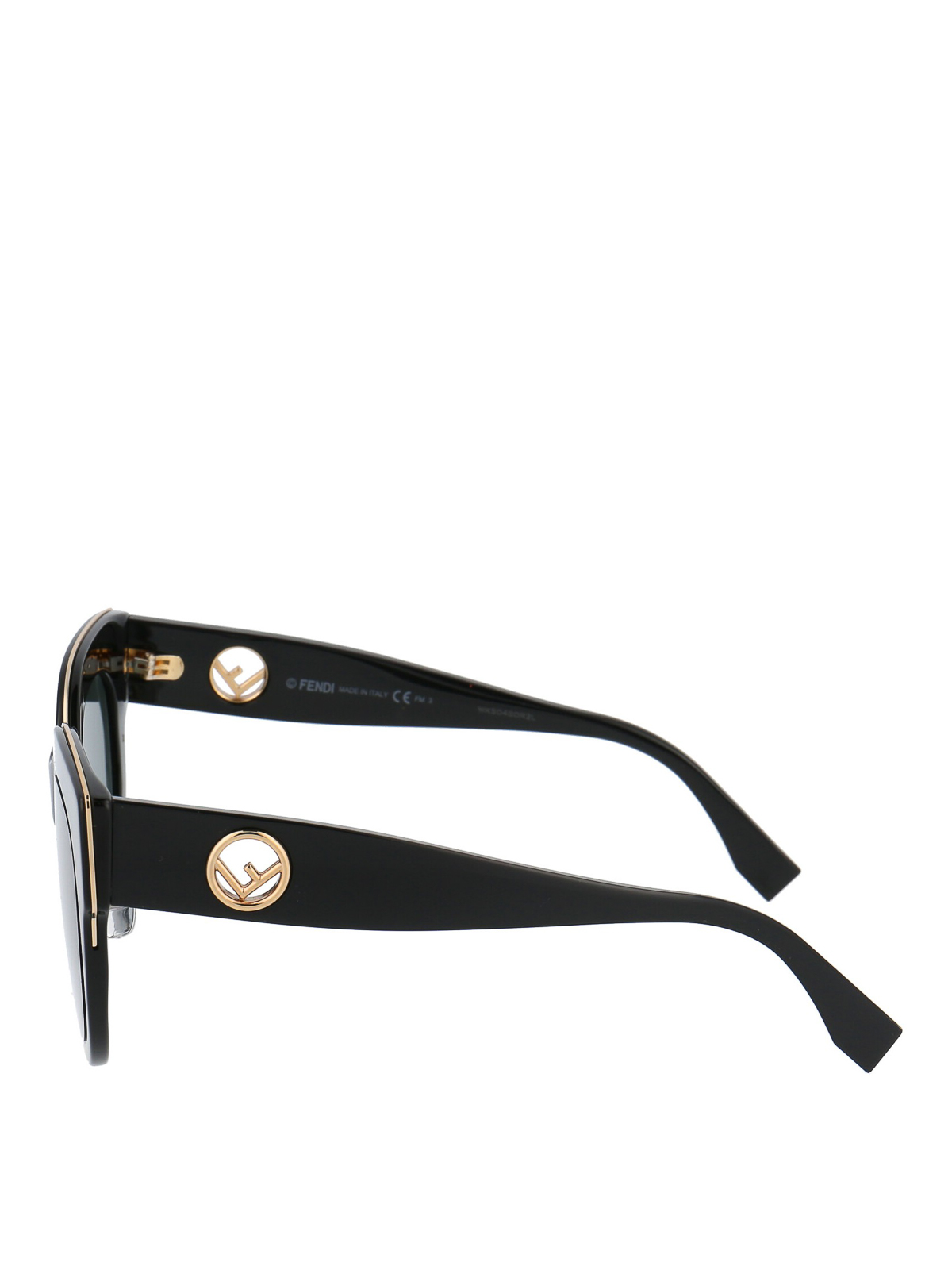 Fendi - F is Fendi - Round Sunglasses - Gold Havana - Sunglasses