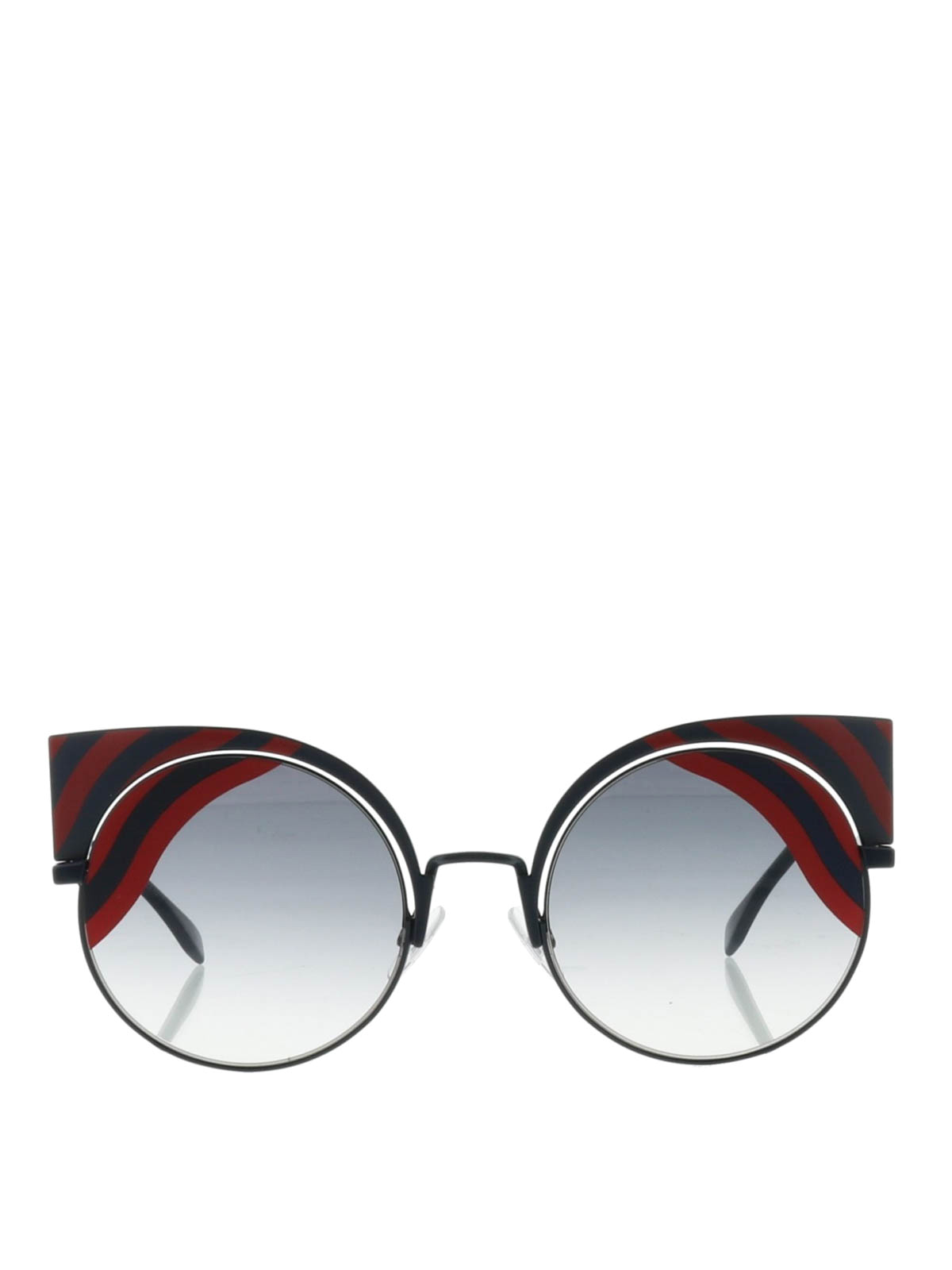 Fendi Hypnoshine red and black sunglasses - Black|FF0215S0M1 display picture 1