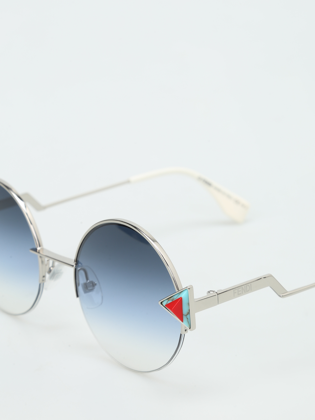 Fendi rainbow shop round sunglasses