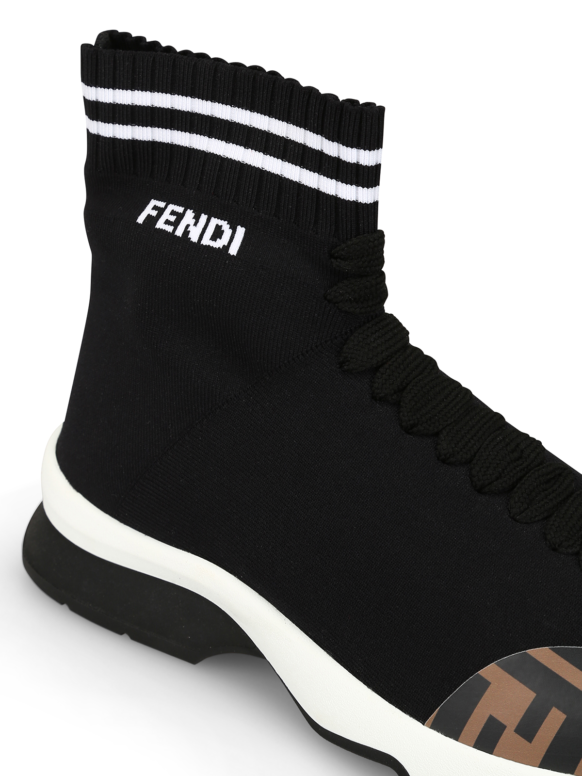 Fendi fabric sneaker store boots