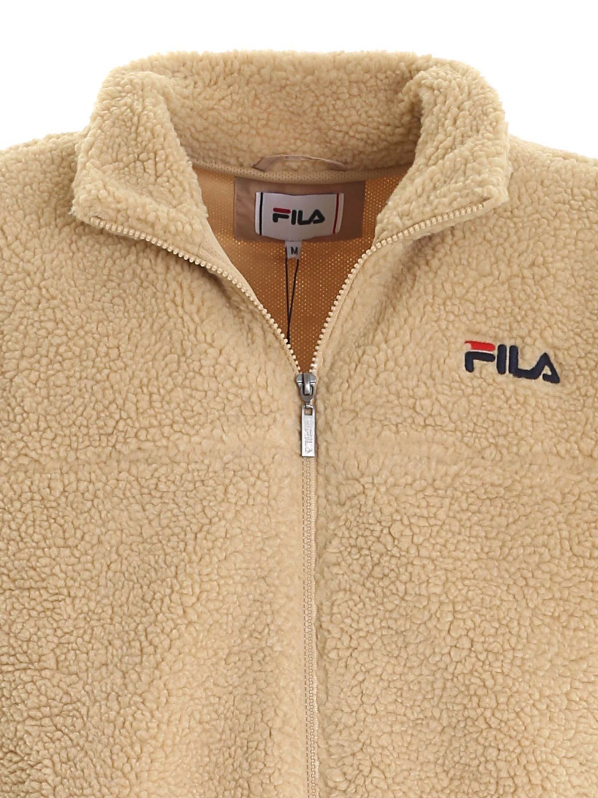 Rige Grønland kor Sweatshirts & Sweaters Fila - Teddy-effect sweatshirt in beige - 687987A694