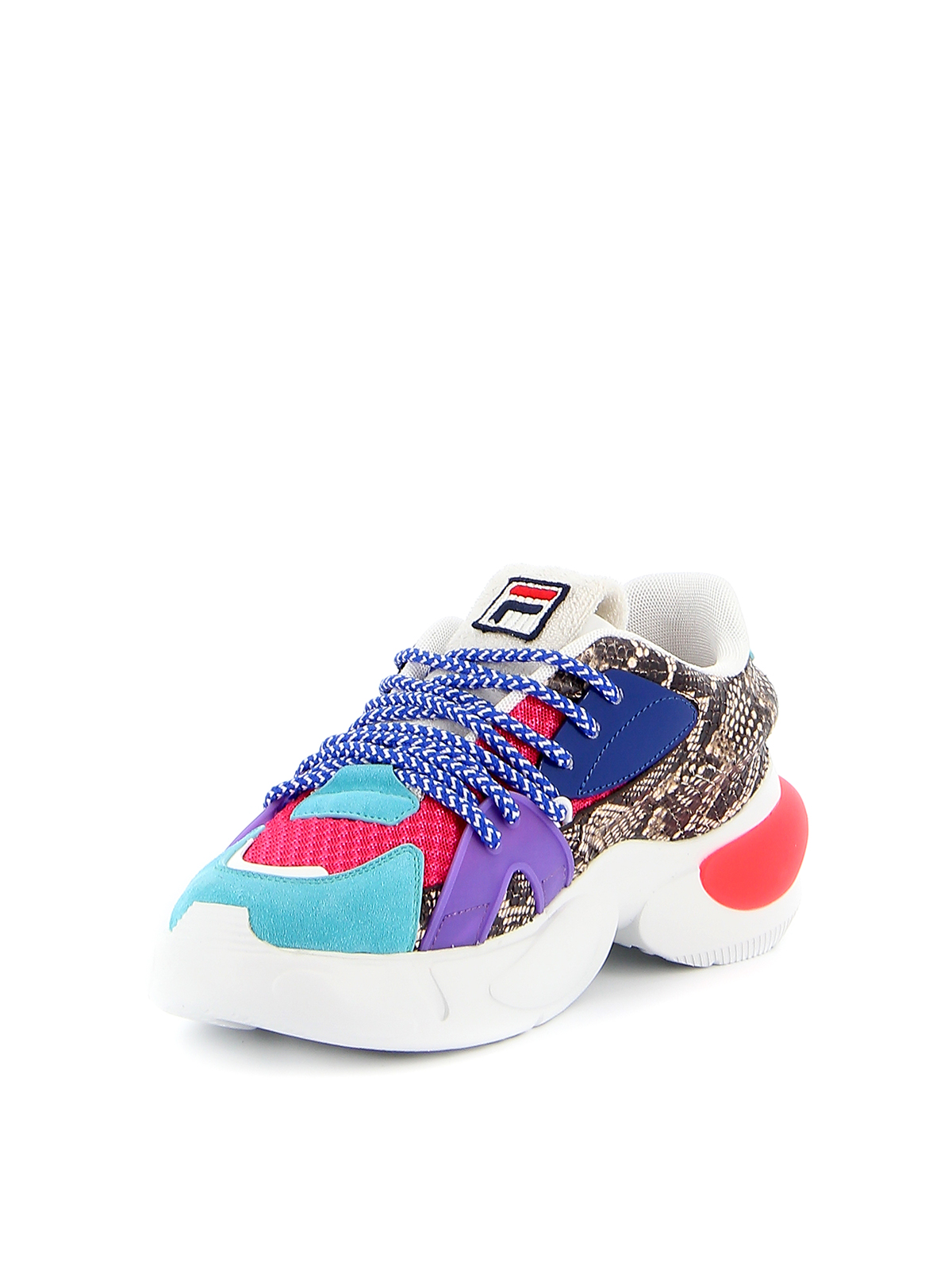Shop Fila Coordinare Wmn Python Insert Sneakers In Multicolour