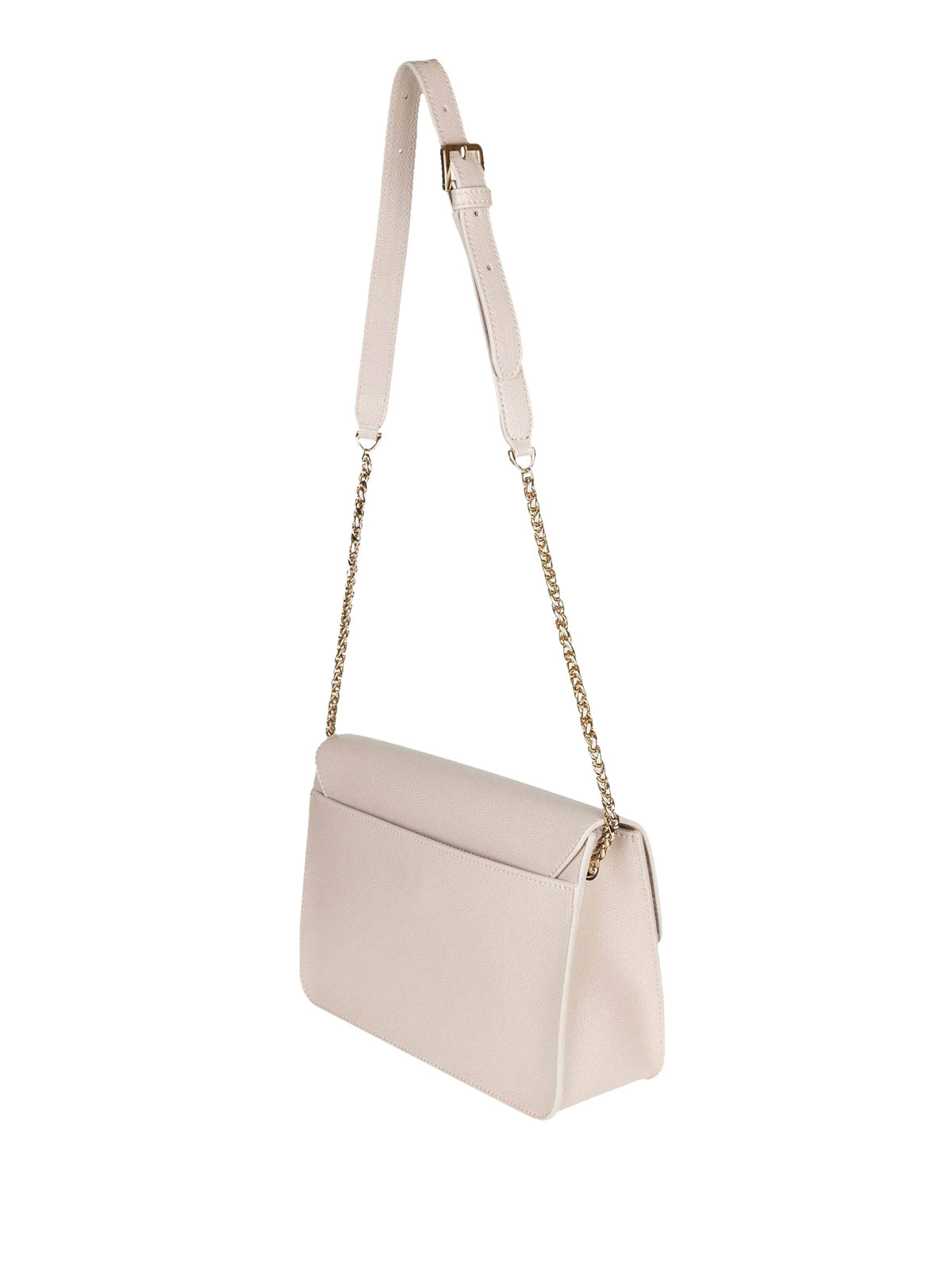 Shoulder bags Furla - Metropolis beige textured leather small bag - 993682