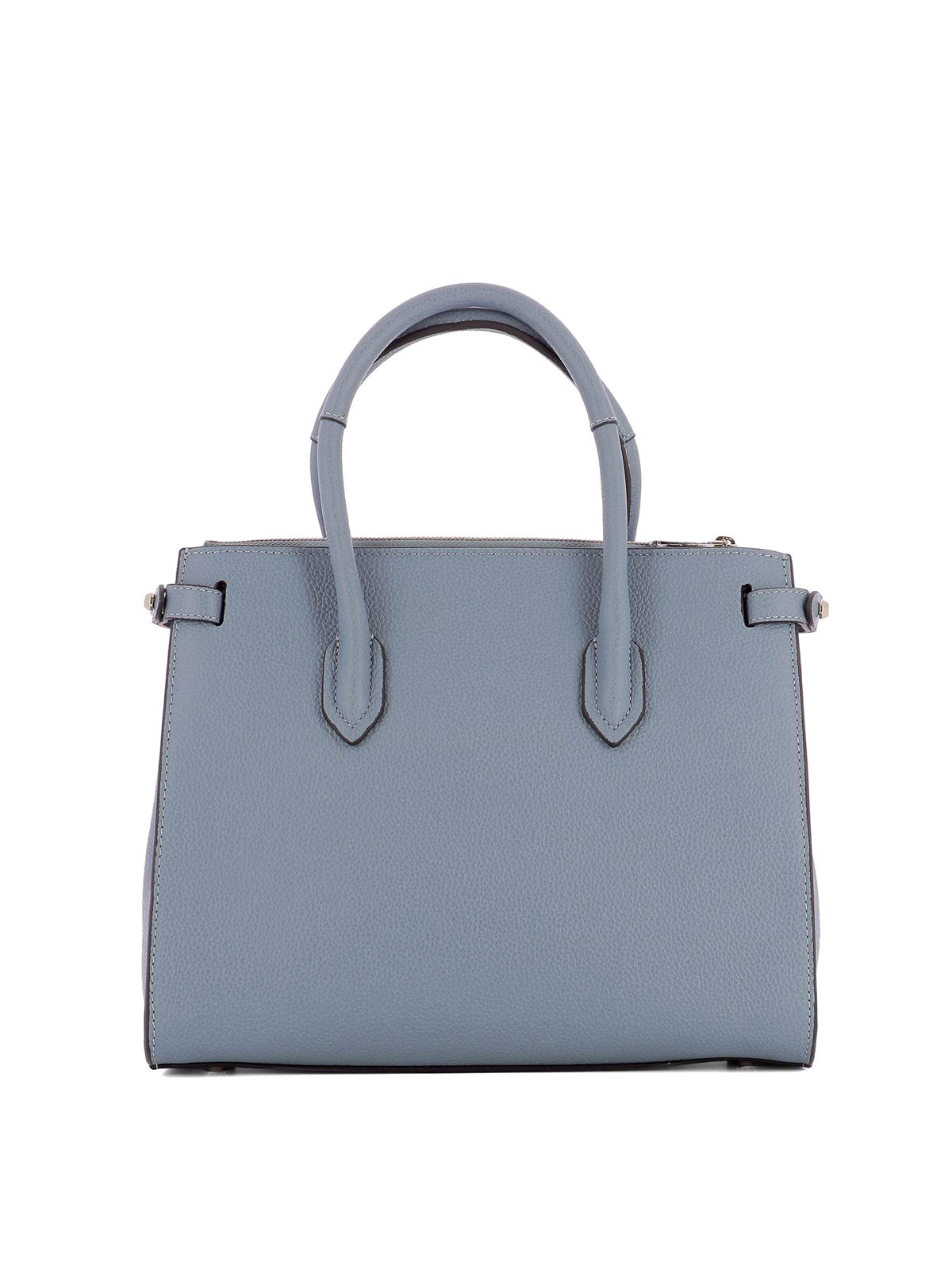 Totes bags Furla Pin light blue leather small tote 904135