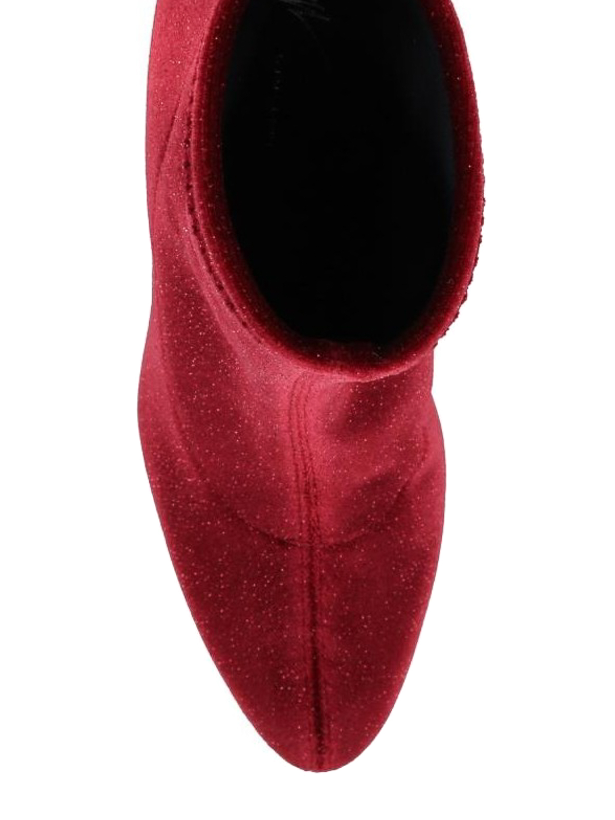 Ankle boots Giuseppe Zanotti - Celeste red glitter velvet ankle - I870002002