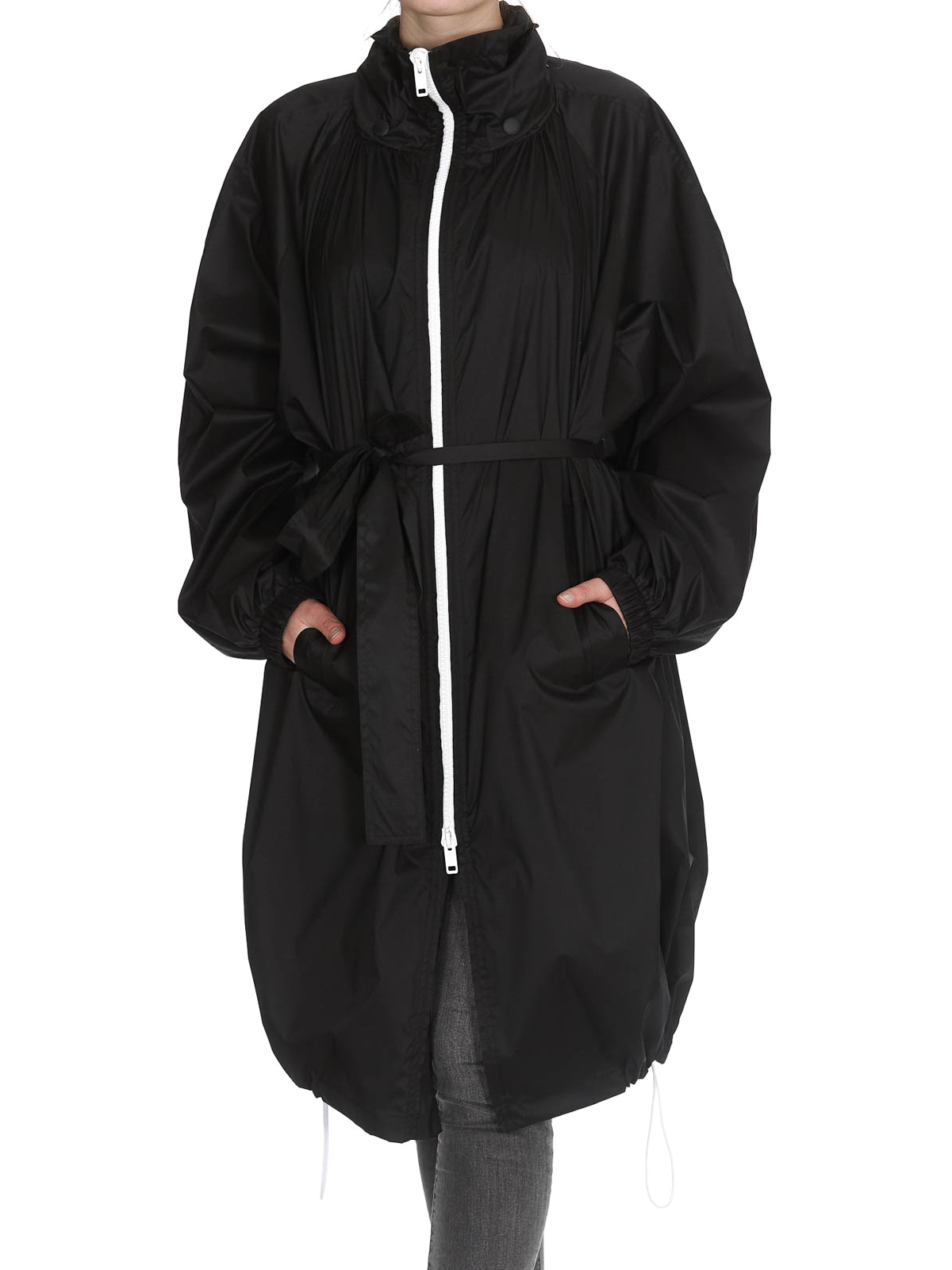 Parkas Givenchy - Tech fabric belted parka - BW004M10VY001