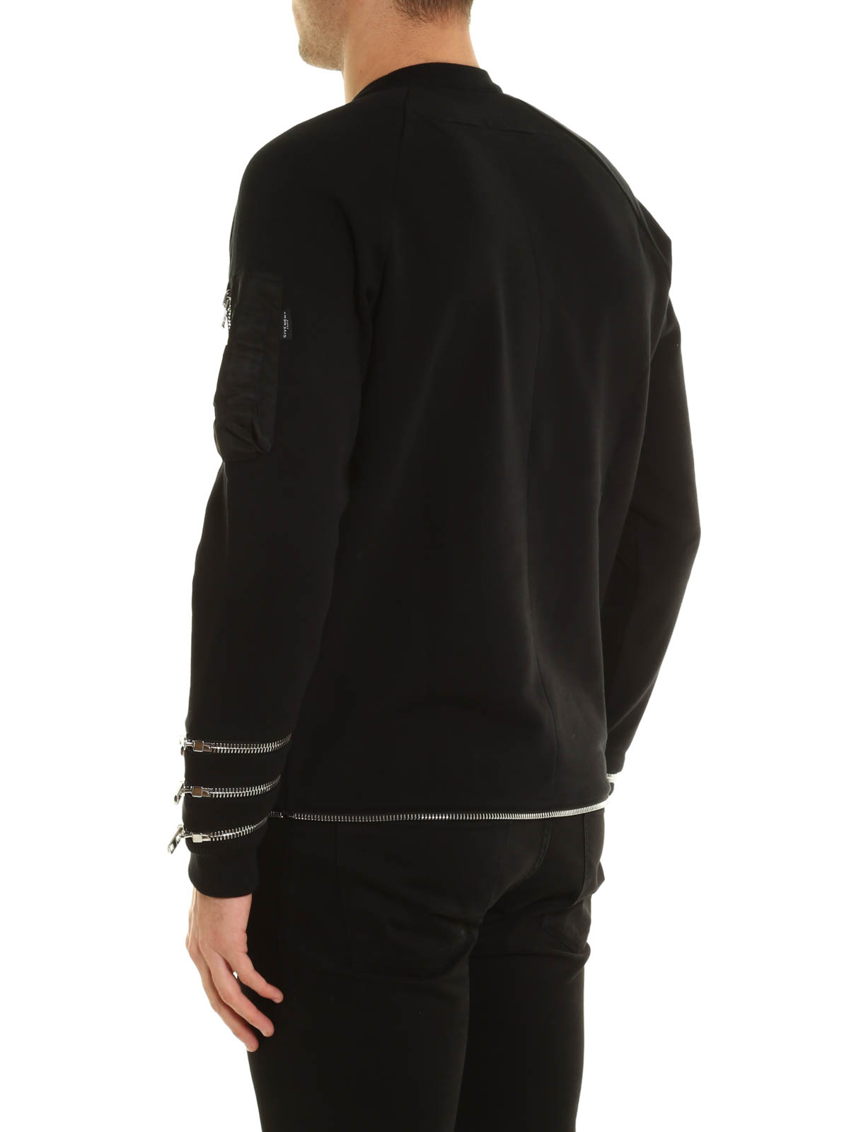 【Givenchy】SWEATSHIRT◆BMJ0LA316B Givenchy Distressed logo-print Sweatshirt | Black | FARFETCH