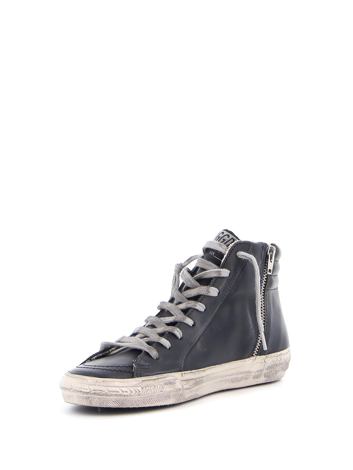 Shop Golden Goose Slide Sneakers In Negro