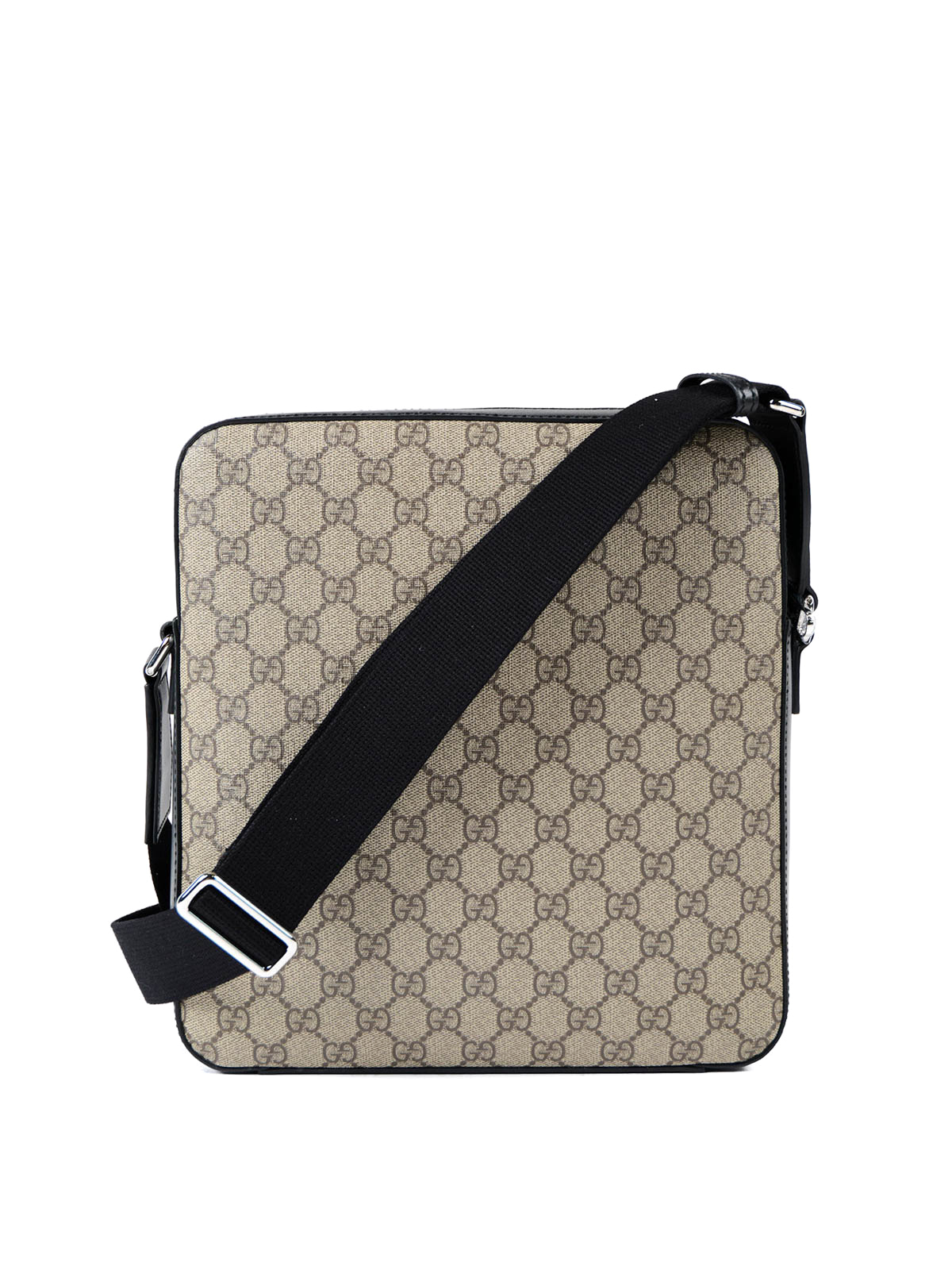 Gucci Dark Grey GG Supreme Canvas Messenger Bag Gucci