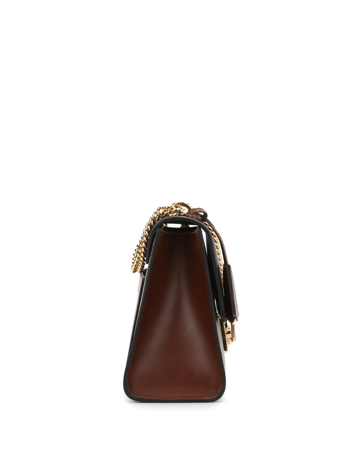 Bags, Leather shoulder bag, Gucci padlock
