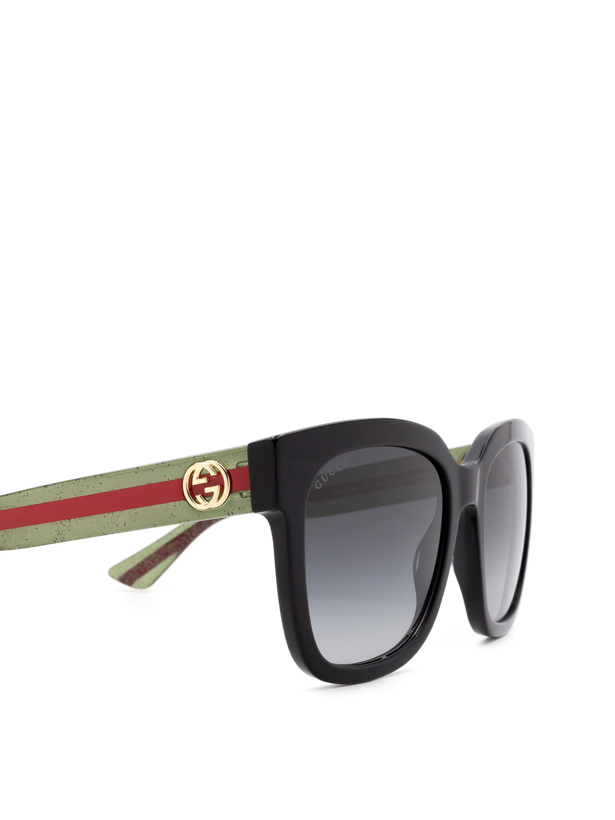 Gucci Sunglasses with contrasting temples - Black|GG0034SBLACK