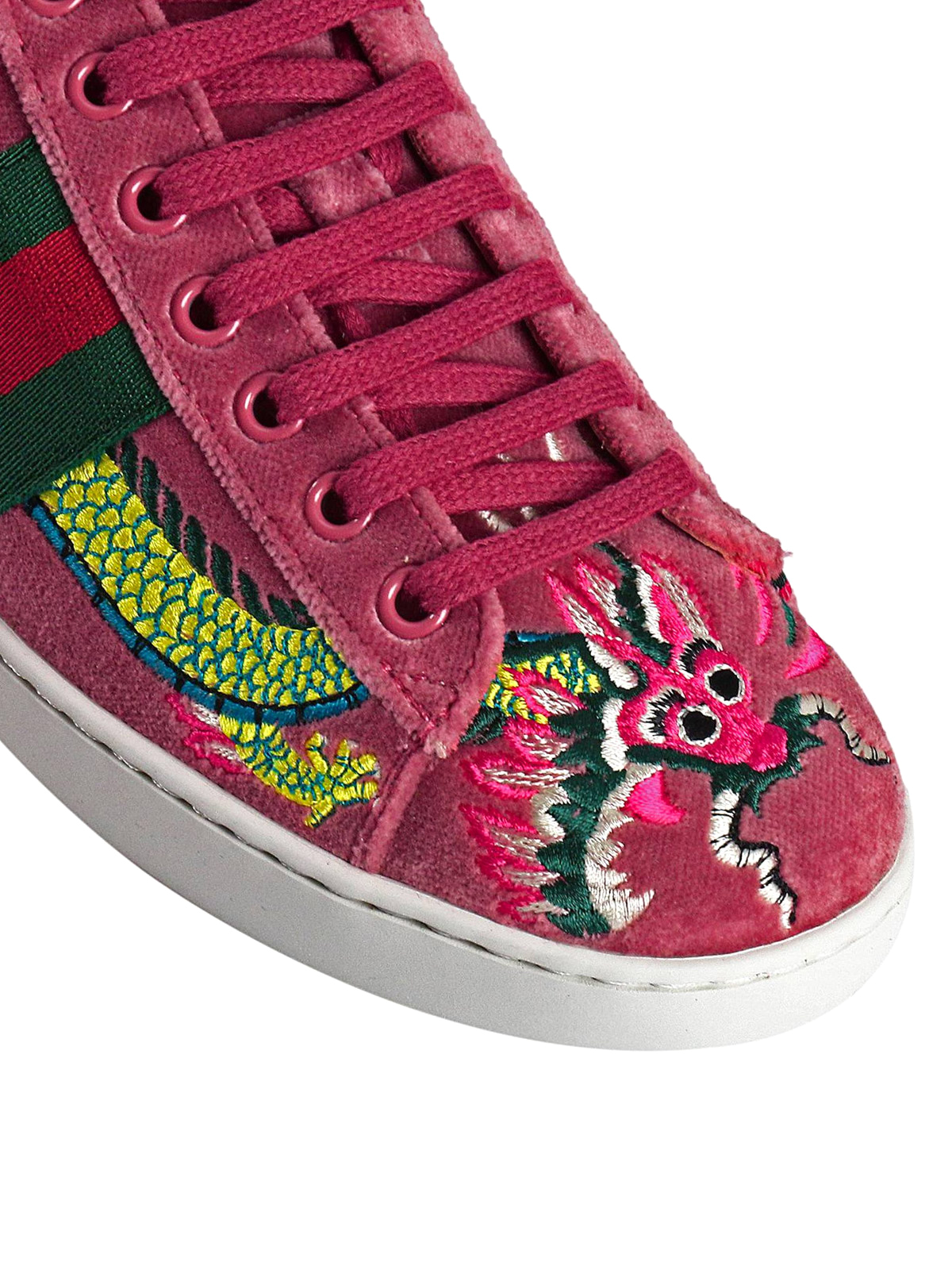 Trainers Gucci - Dragon embroidered sneakers - 475212FASJ06482