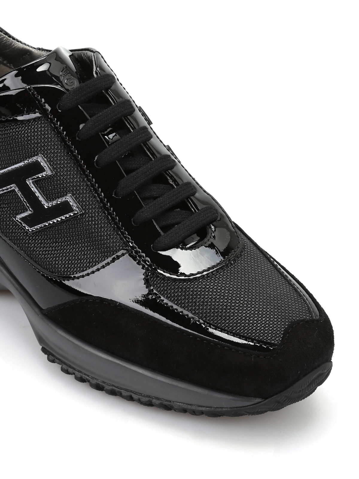 【送料&関税込】Hogan Interactive Flock Sneakers Hogan Interactive H Flock technical fabric sneakers for men