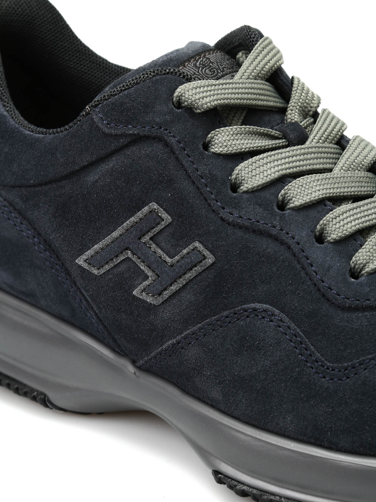 【送料&関税込】Hogan Interactive Lace-up Sneakers Sneakers Hogan Interactive BLU da Uomo HXM00N00E10U3R7M3735