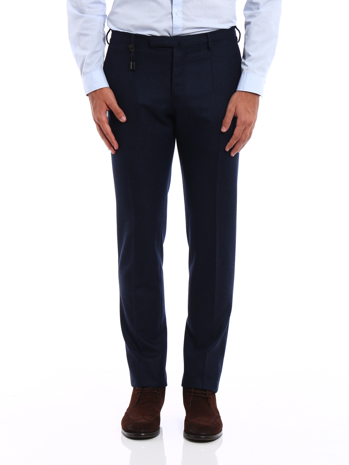 Tailored & Formal trousers Incotex - Super 100's wool flannel