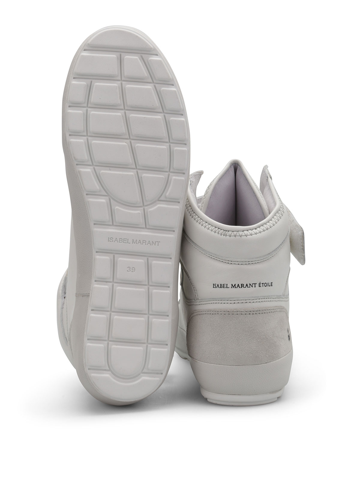at donere Andrew Halliday læber Trainers Isabel Marant Etoile - Bessy high-top trainers - BK002815A012S20WH