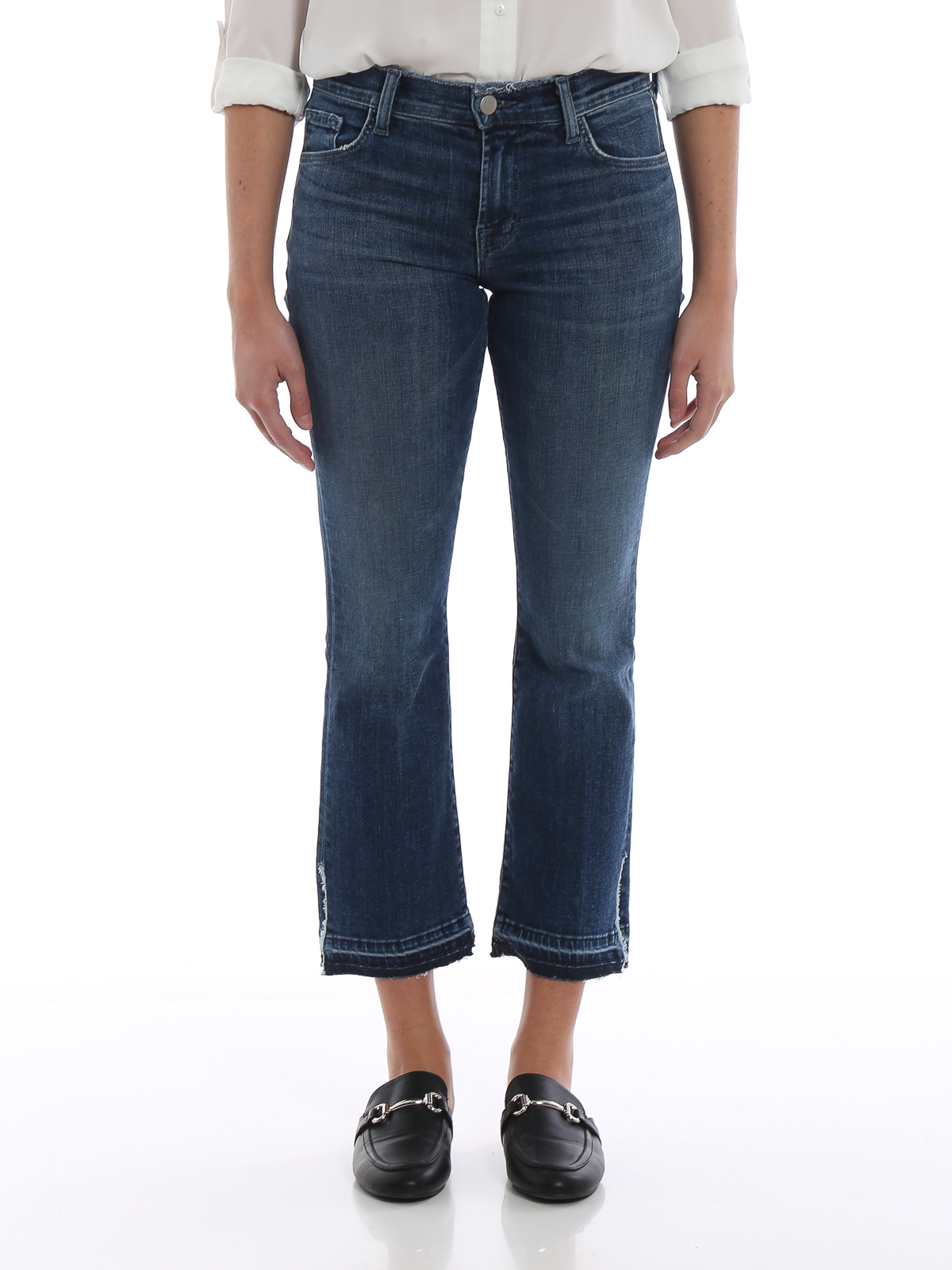 jeans J Brand - Selena crop boot mid jeans - JB001483