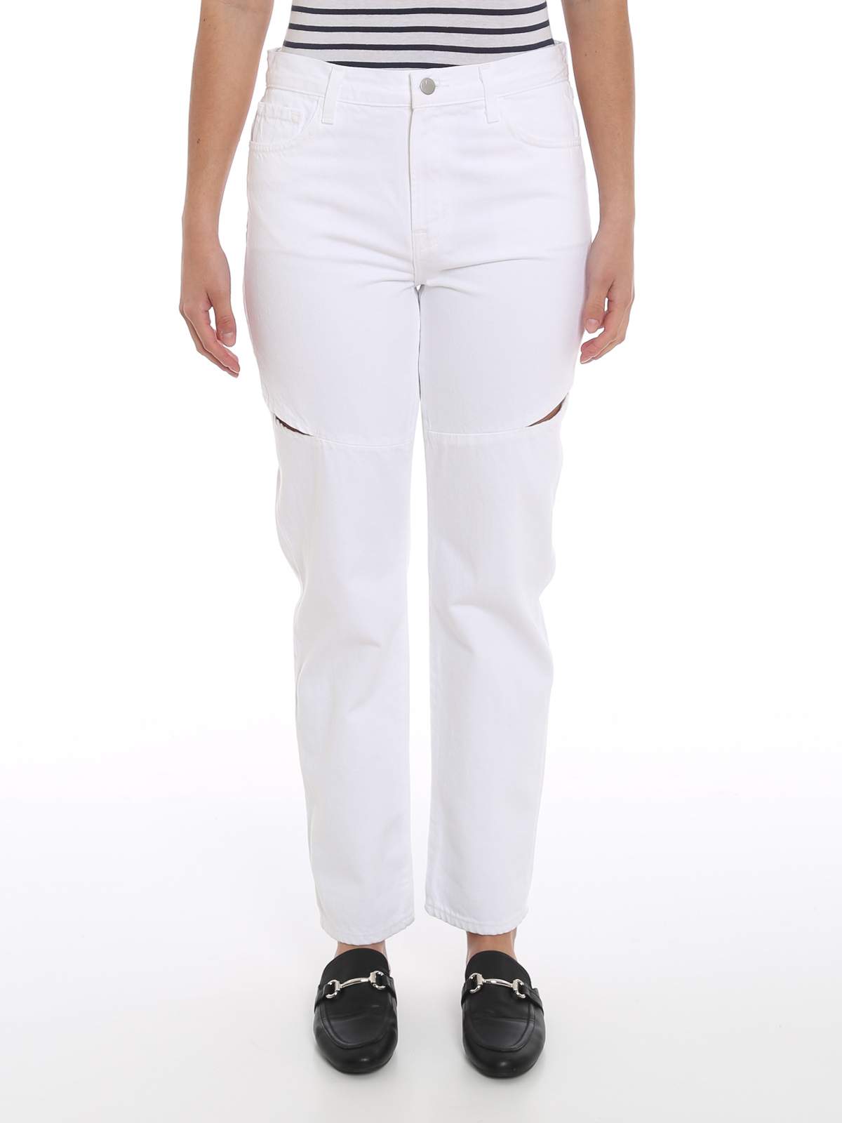 J brand outlet white jeans