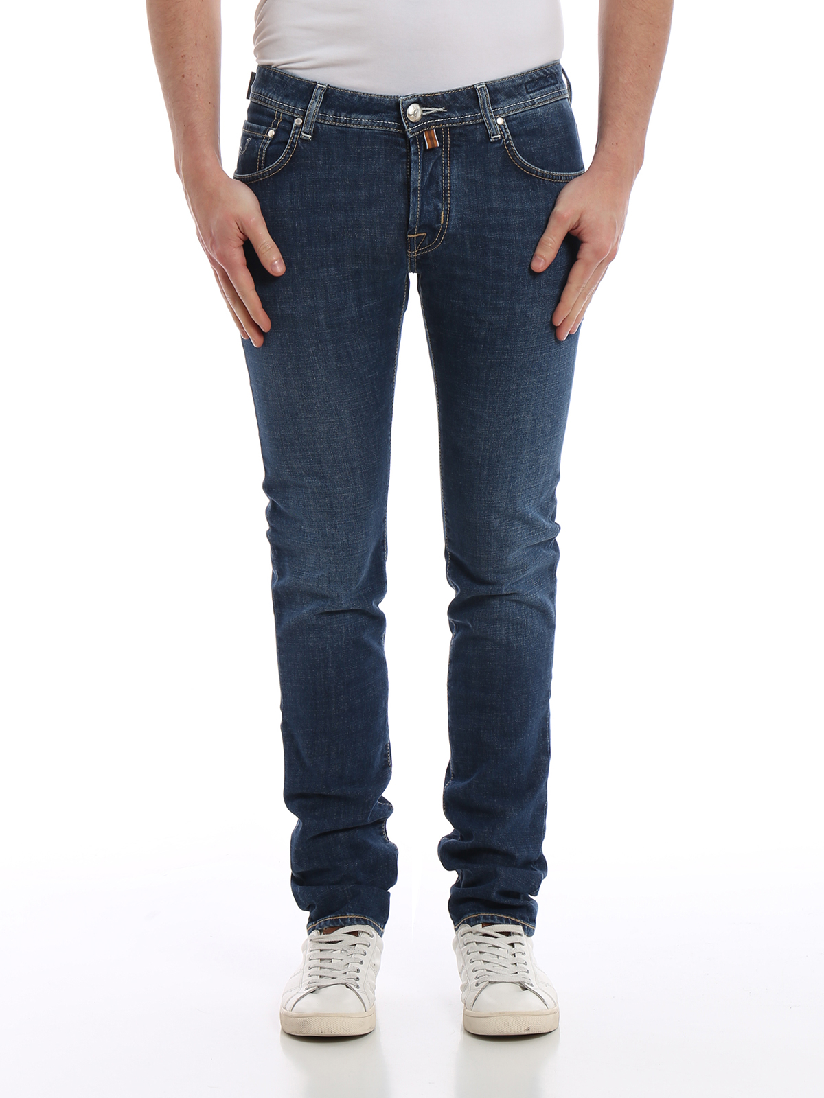 Straight leg jeans Cohen - 622 natural indigo garment dyed jeans - J622COMF01190W25101002