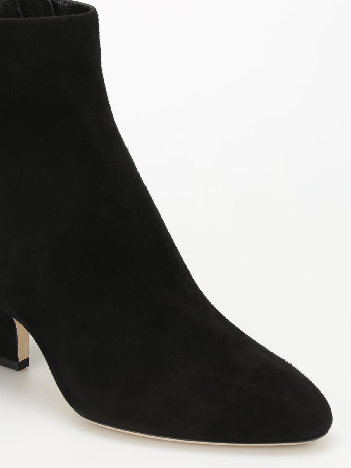 Jimmy choo black suede ankle boots best sale