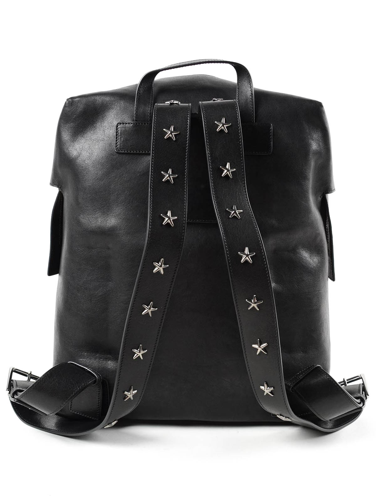 JIMMY CHOO LENNOX LEATHER BACKPACK-