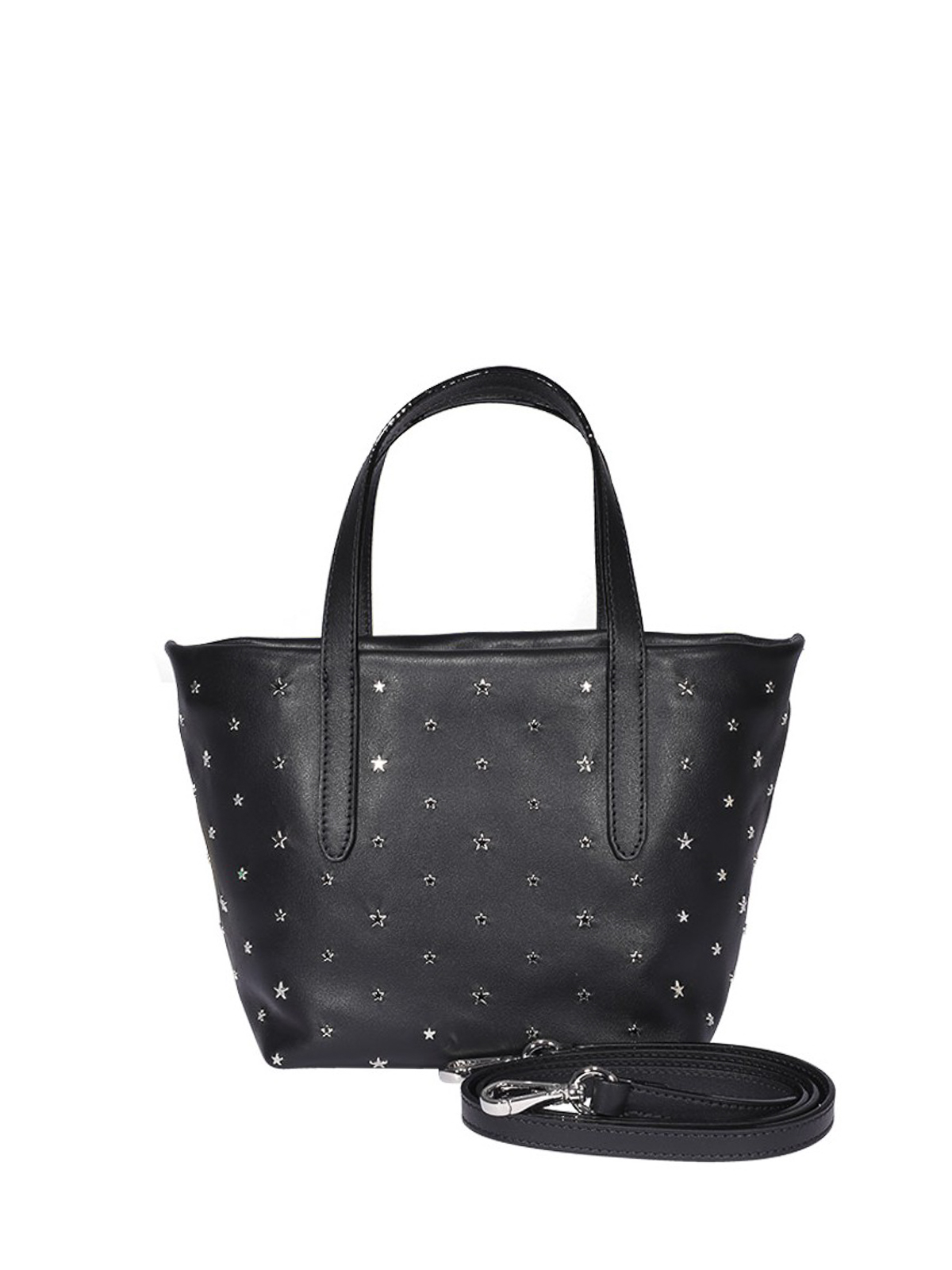 Jimmy Choo トートバッグ - Mini Saray|MINISARAYSNBLACKSILVER